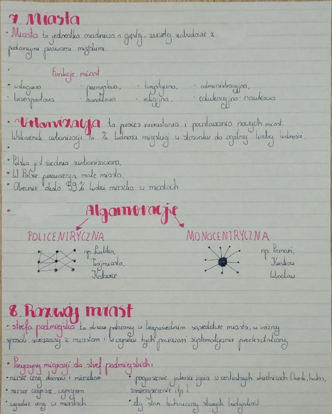# Geografia
Ludność i urbanizacja w Polsce
1. tuata ludnoś
• Pod względem ludności Polska zajmuje 8 miejsce w Europie, i 34 na świecie.
ok
