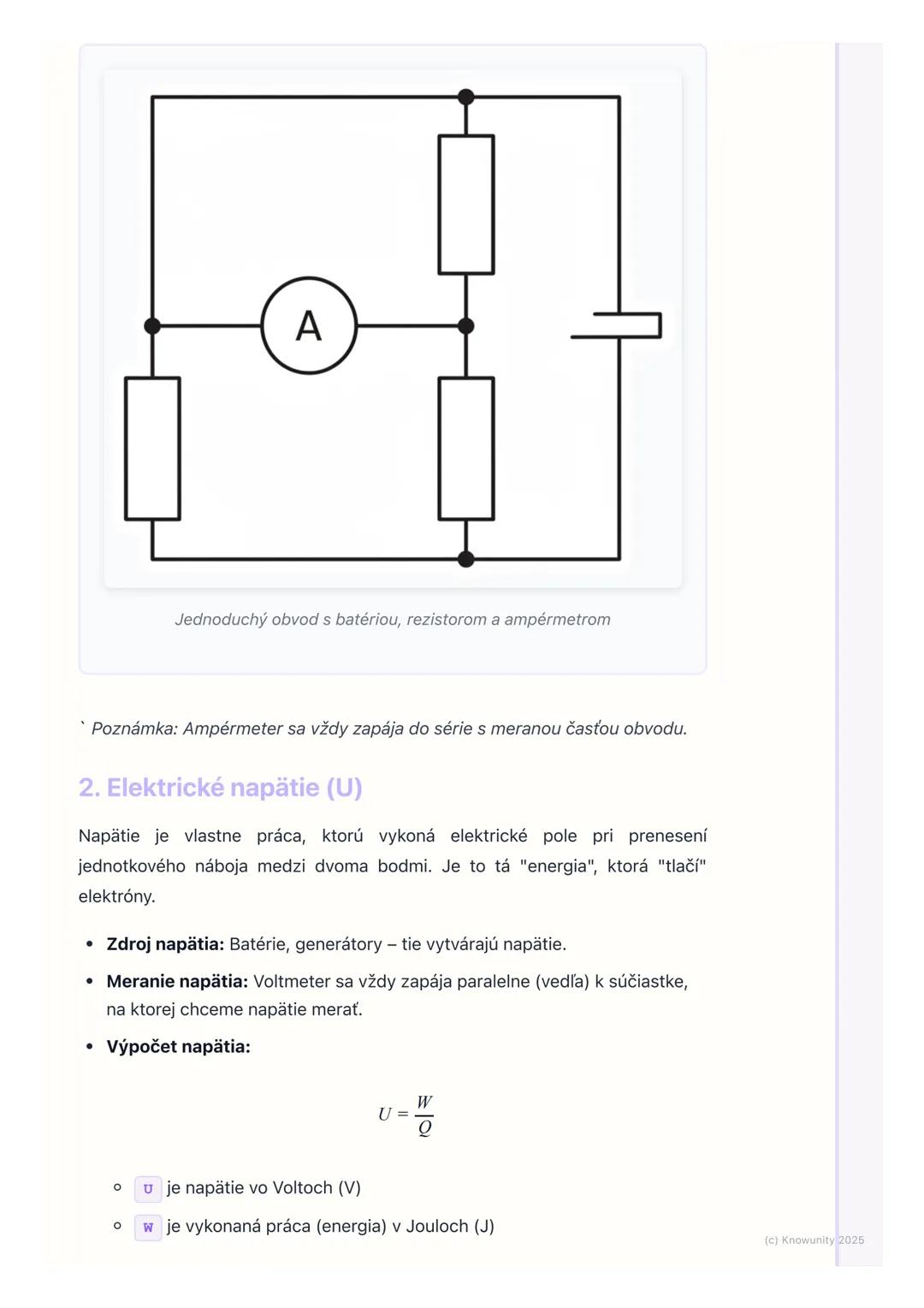 # Elektrický prúd a Ohmov
zákon
Prehľad / Úvod
Dnes si zopakujeme základy elektriny, konkrétne elektrický prúd a Ohmov
zákon. Je to super