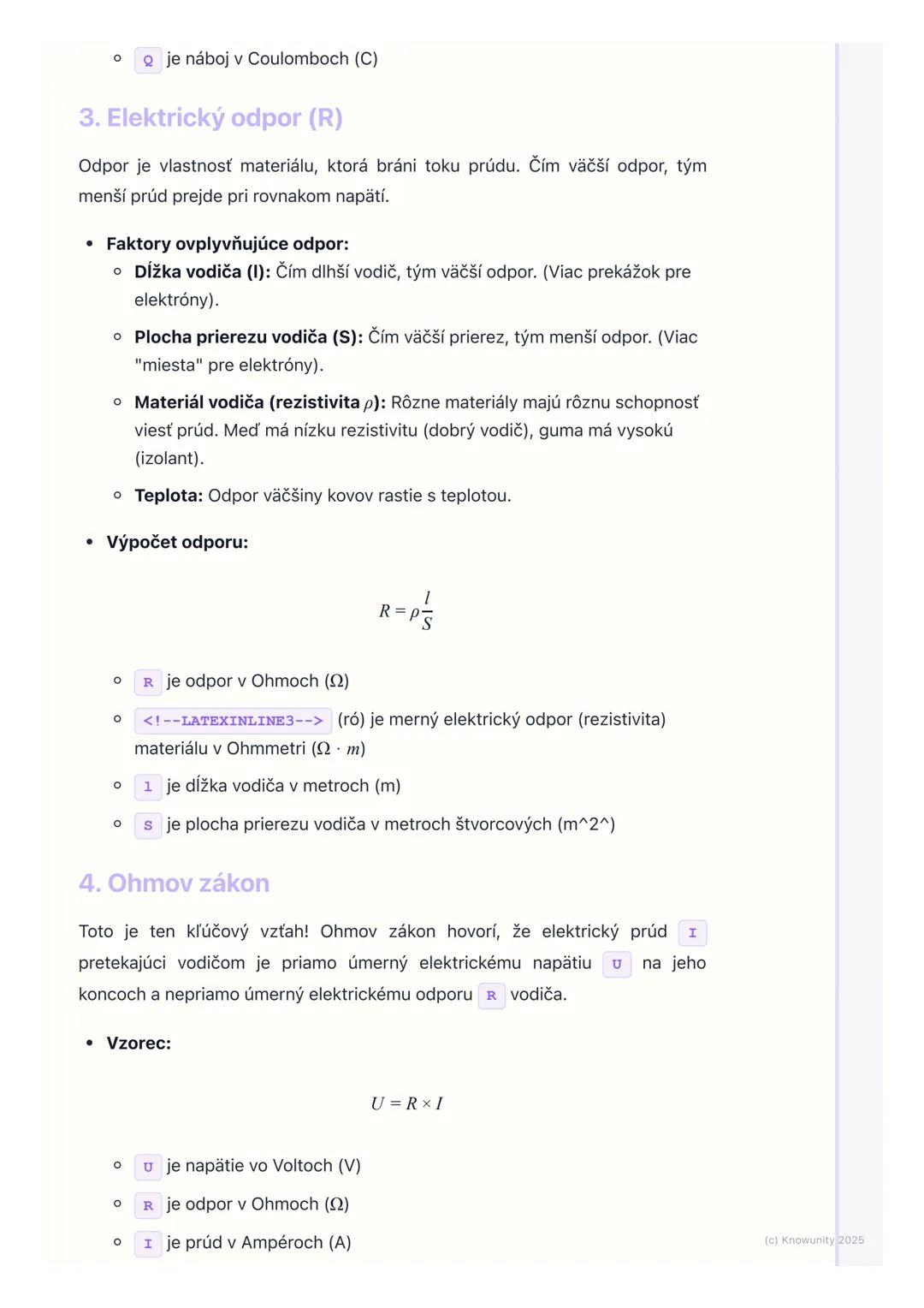 # Elektrický prúd a Ohmov
zákon
Prehľad / Úvod
Dnes si zopakujeme základy elektriny, konkrétne elektrický prúd a Ohmov
zákon. Je to super