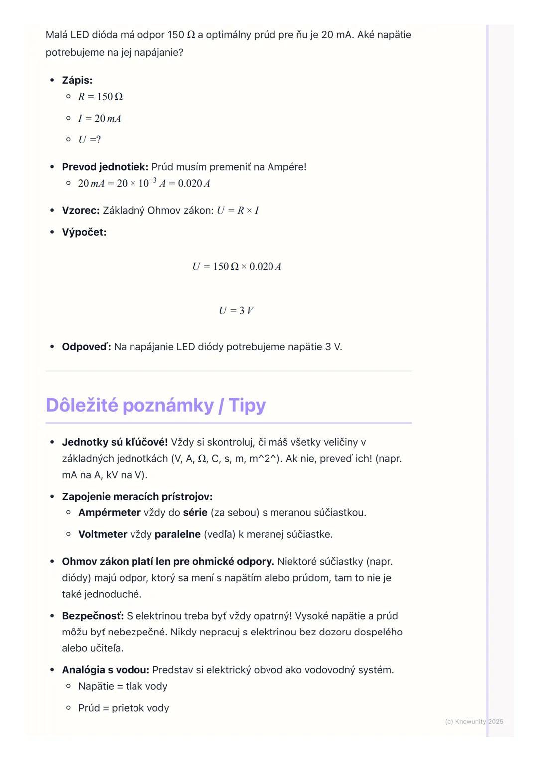 # Elektrický prúd a Ohmov
zákon
Prehľad / Úvod
Dnes si zopakujeme základy elektriny, konkrétne elektrický prúd a Ohmov
zákon. Je to super