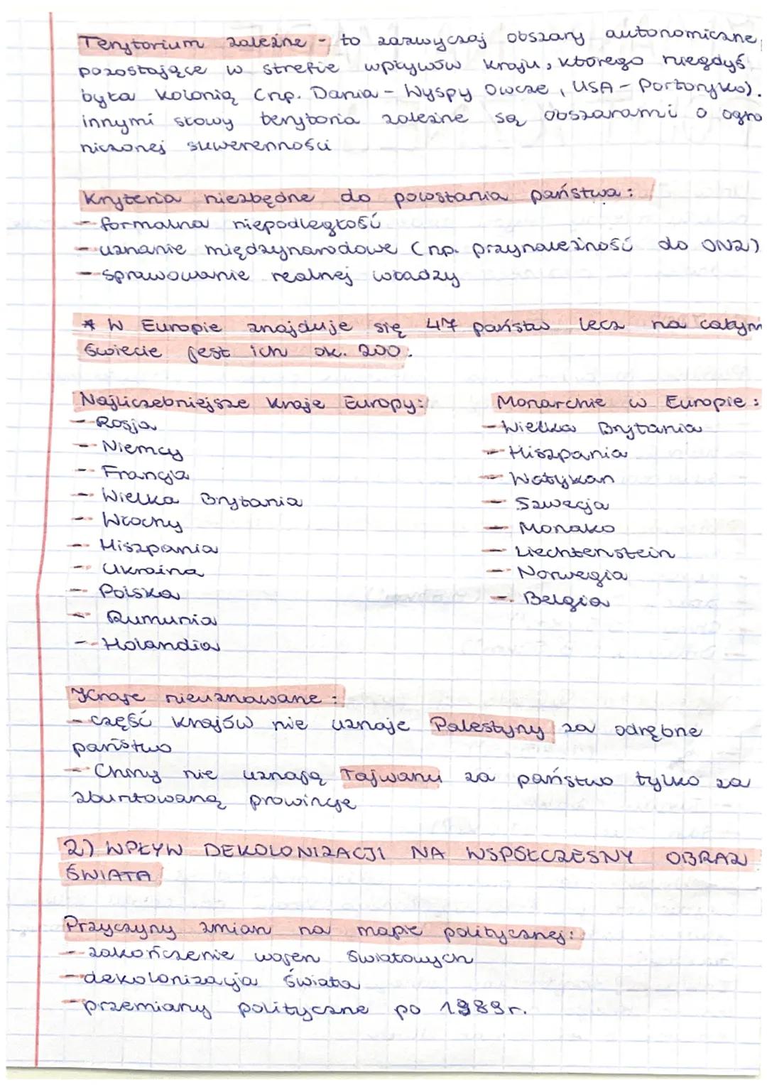 ZMIANY NA MAPIE
POLITYCZNEJ
Unia Europejska to organizacjou, do której zadań
należy między innymi zacieśnianie wspútpracy gospodarczej
oraz
