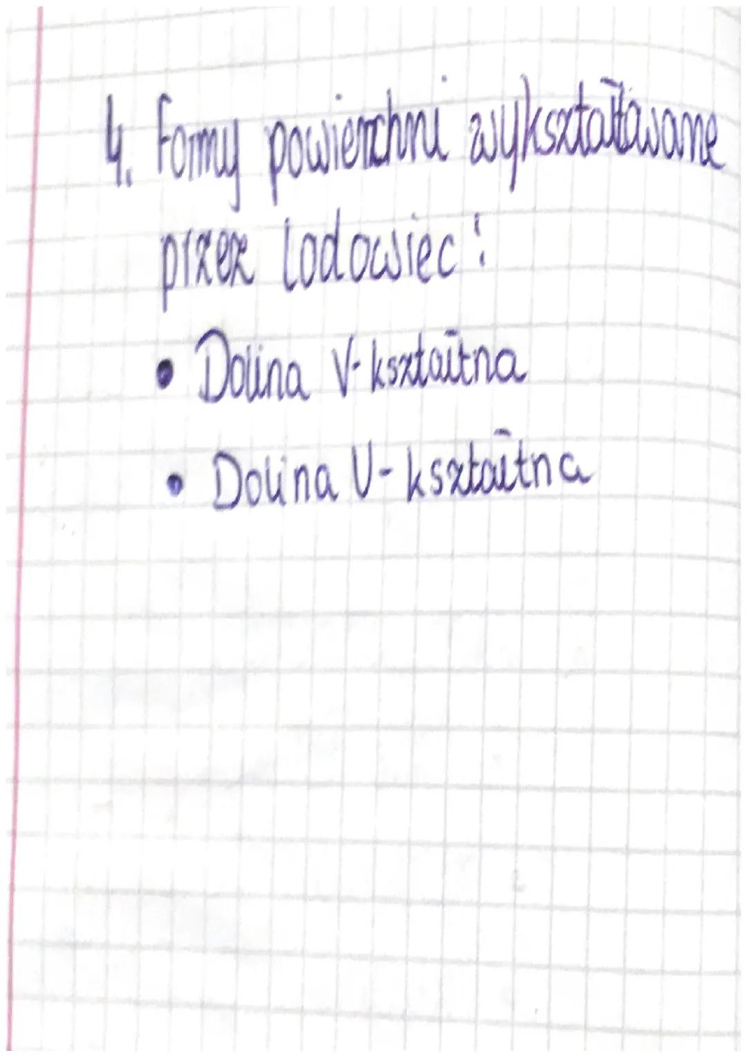 Lekja
Temat: Modowacenia w Polre
1. Lądolód - ogromne masy
lodu pokrywające lad
2. lodowacenia na
terenie Polski
* xlodowacenie Wisły