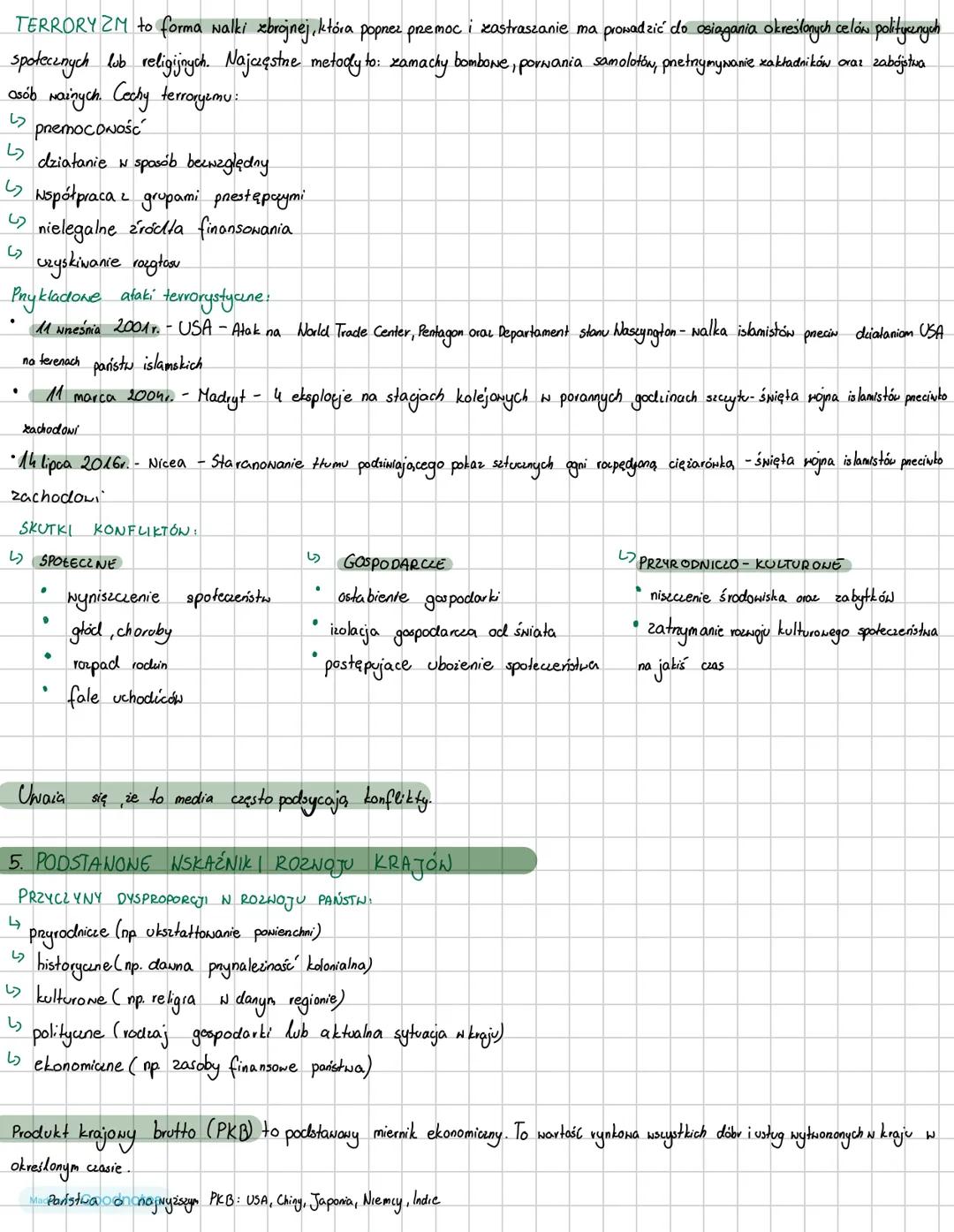 1. PODZIAŁ POLITYCZNY ŚWIATA
Państwo - podstawowa jednostka pockziału politycznego świata, samodzielna organizacja terytorialna, działająca