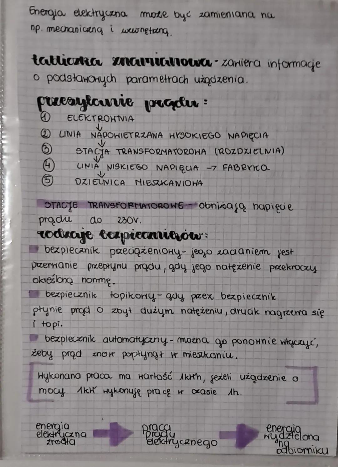 --- OCR Start ---
Opor elektryczny rorny jest 1 omoni, jeżeli napięcie AV
кунонија przepłym prądu ronny 1A,
Opor elektryczny mierzymy za pom
