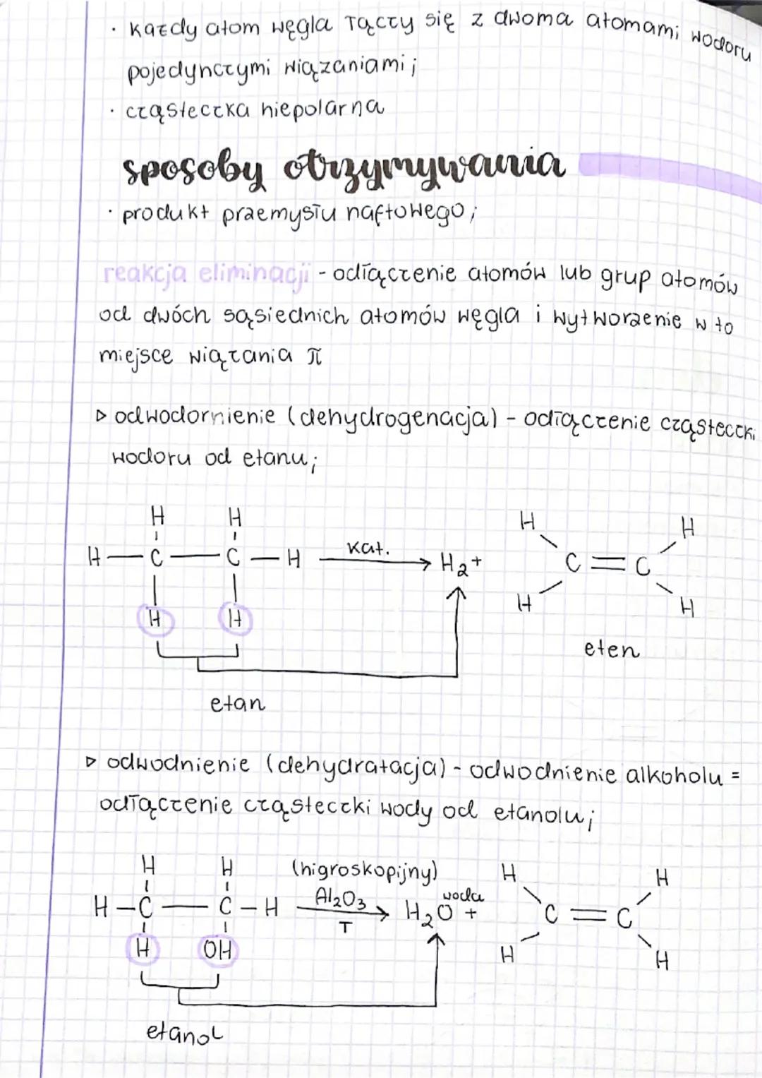 # alkeny
ALKENY to węglowodory, których cząsteczki zawierają - oprócz wiązań pojedynczych - jedno wiązanie podwójne między atomami węgla.