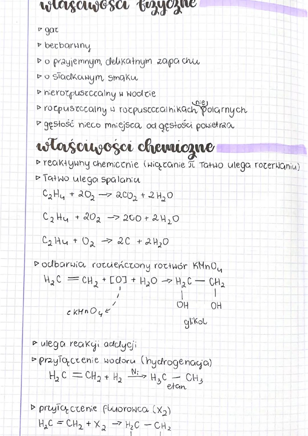 # alkeny
ALKENY to węglowodory, których cząsteczki zawierają - oprócz wiązań pojedynczych - jedno wiązanie podwójne między atomami węgla.