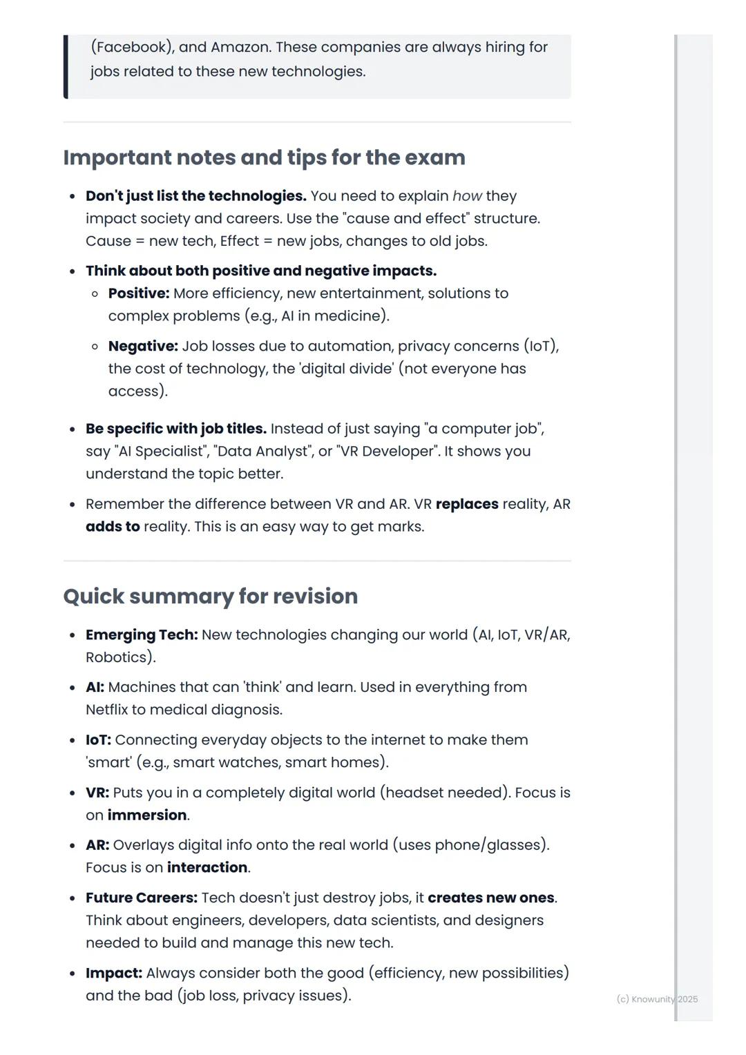 # Emerging Technologies and
# Future Careers
An introduction to emerging technologies
Emerging technologies are new technologies that are