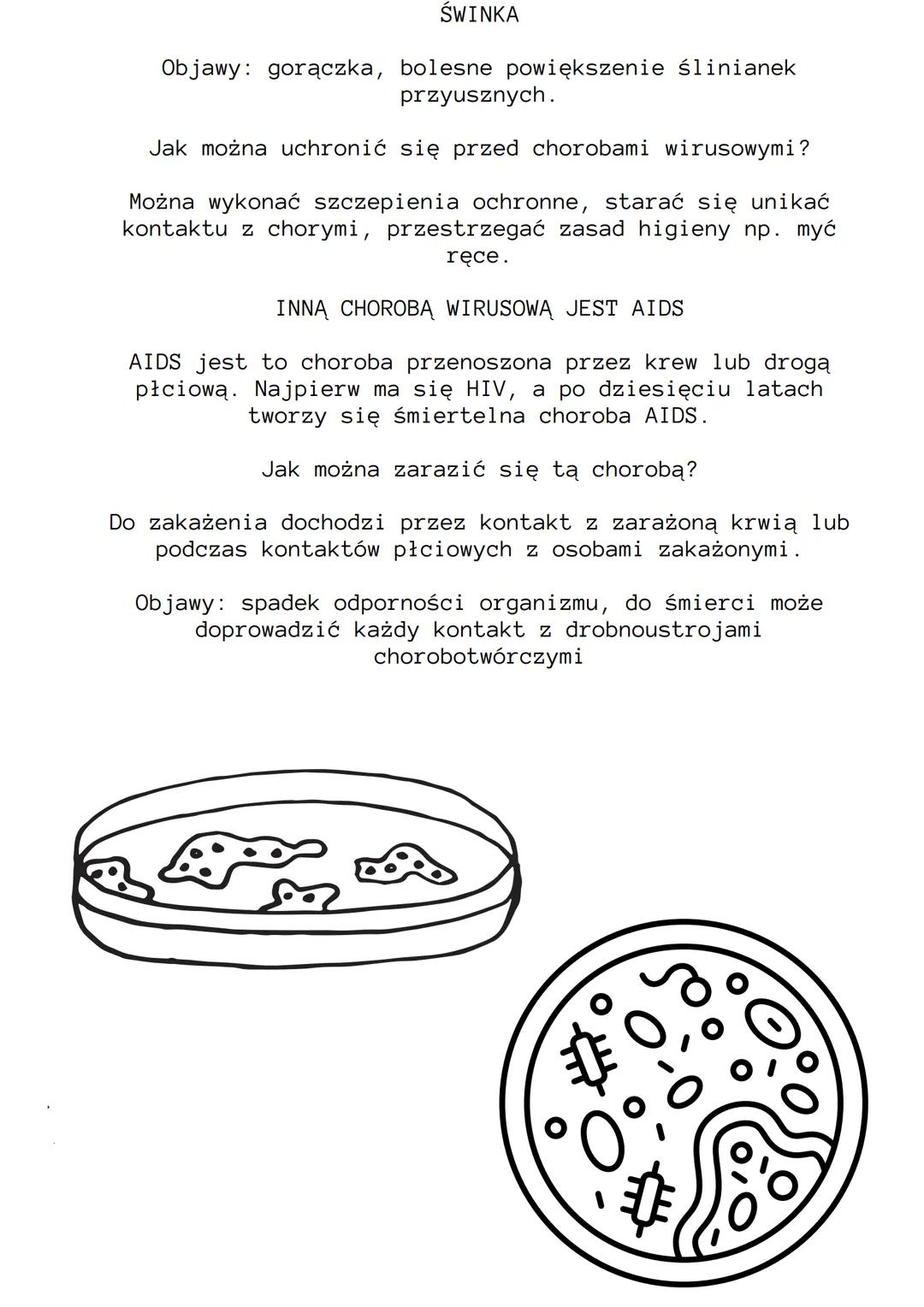 • Wirusy
i
bakterie
Co to są wirusy-To
bardzo małe cz stki
zakaźne, które mają
zdolność wnikania do
innych komórek
organizmów i wywoływać
u
