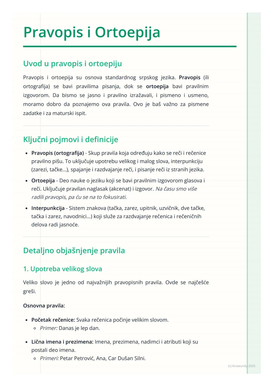 # Pravopis i Ortoepija
Uvod u pravopis i ortoepiju
Pravopis i ortoepija su osnova standardnog srpskog jezika. Pravopis (ili
ortografija) s