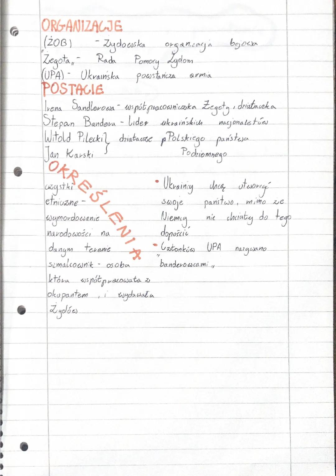 SPOŁECZEŃSTWO
POLSKIE POD
OKUPACJĄ
1942 POCZĄTEK WYSIEDLEŃ Z ZAMOŚSZCZYZNY
kwiecień 1948- POWSTANIE W GETTLIE WARDAWSKIM
11 bipuar 1943 - Rz