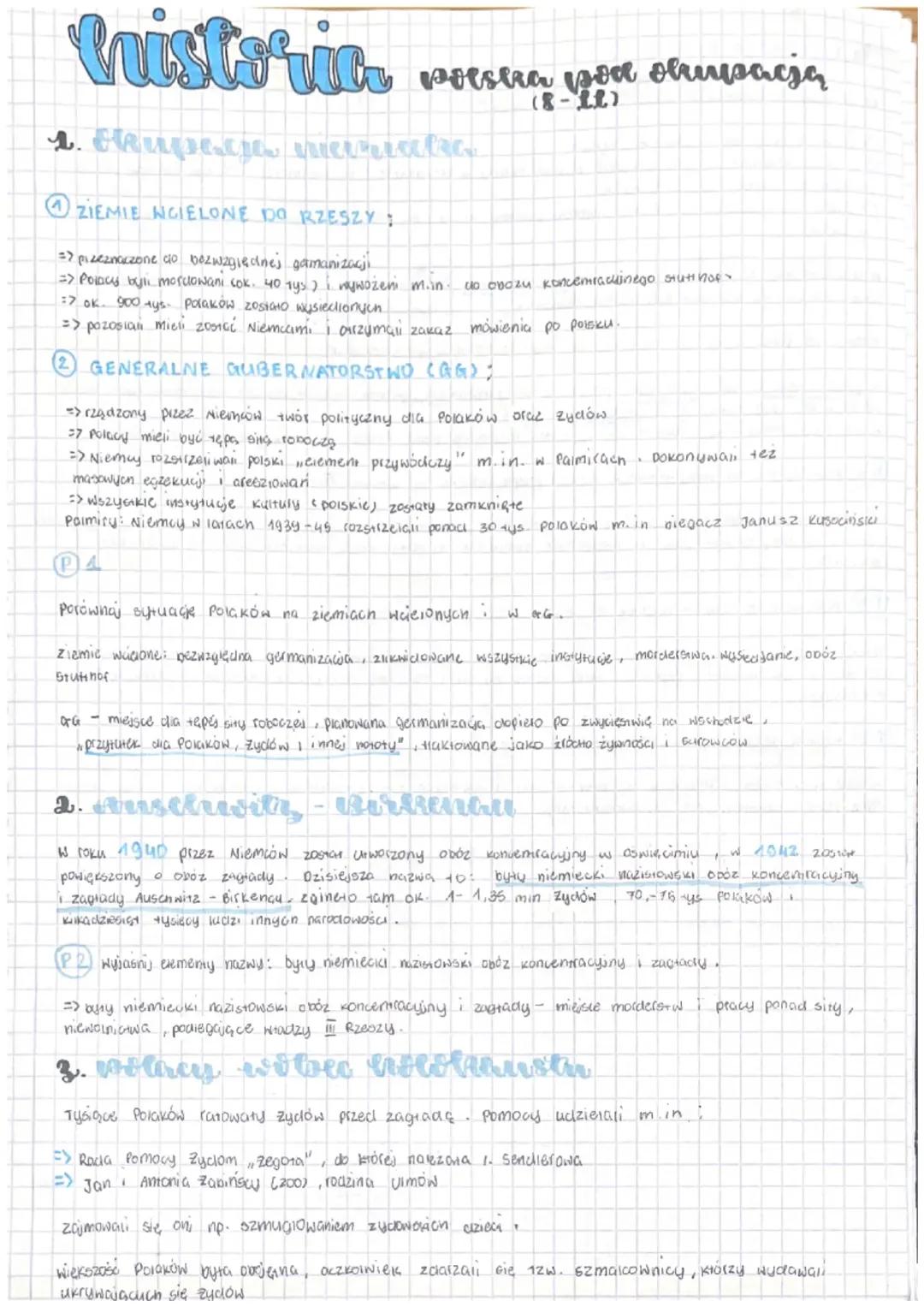 polska pod okupacją (niemiecką i radziecką) podczas II wojny światowej