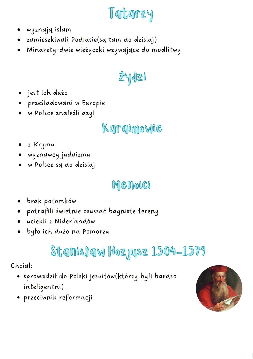 reformaçja i
kontrreformaçja
w polsce # Luteranizm w Polsce
* pierwsi luteranie w Gdańsku w 1518r
* na początku zwolennicy głównie w Pr