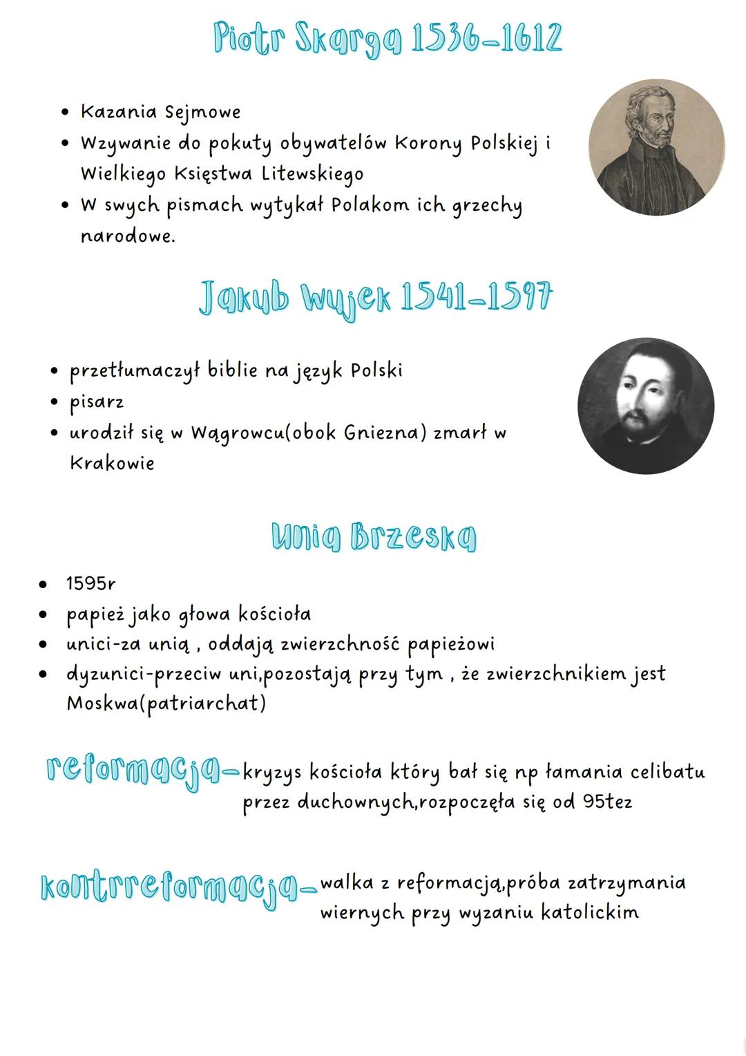 reformaçja i
kontrreformaçja
w polsce # Luteranizm w Polsce
* pierwsi luteranie w Gdańsku w 1518r
* na początku zwolennicy głównie w Pr