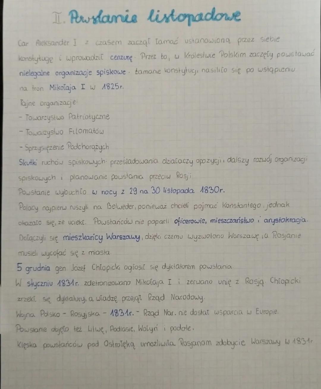 Ziemie Polskie
PO KONGRESIE WIEDENSKIM
I. Po upadku Księstwa Warszawskiego.
Księstwo Warszawskie zostało zlikwidowane przez kongres wiedeńsk