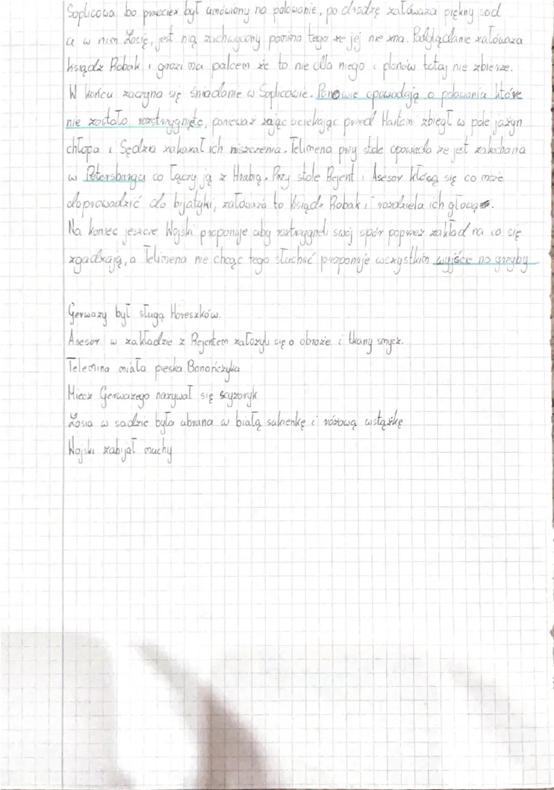 # PAN TADEUSZ - KSIĘGA
Zaczęło się od teksty bohaterskiej za krąjem
Poma wszyscy szykują się na położenie na zajęcia. Rejent i Asesor
op