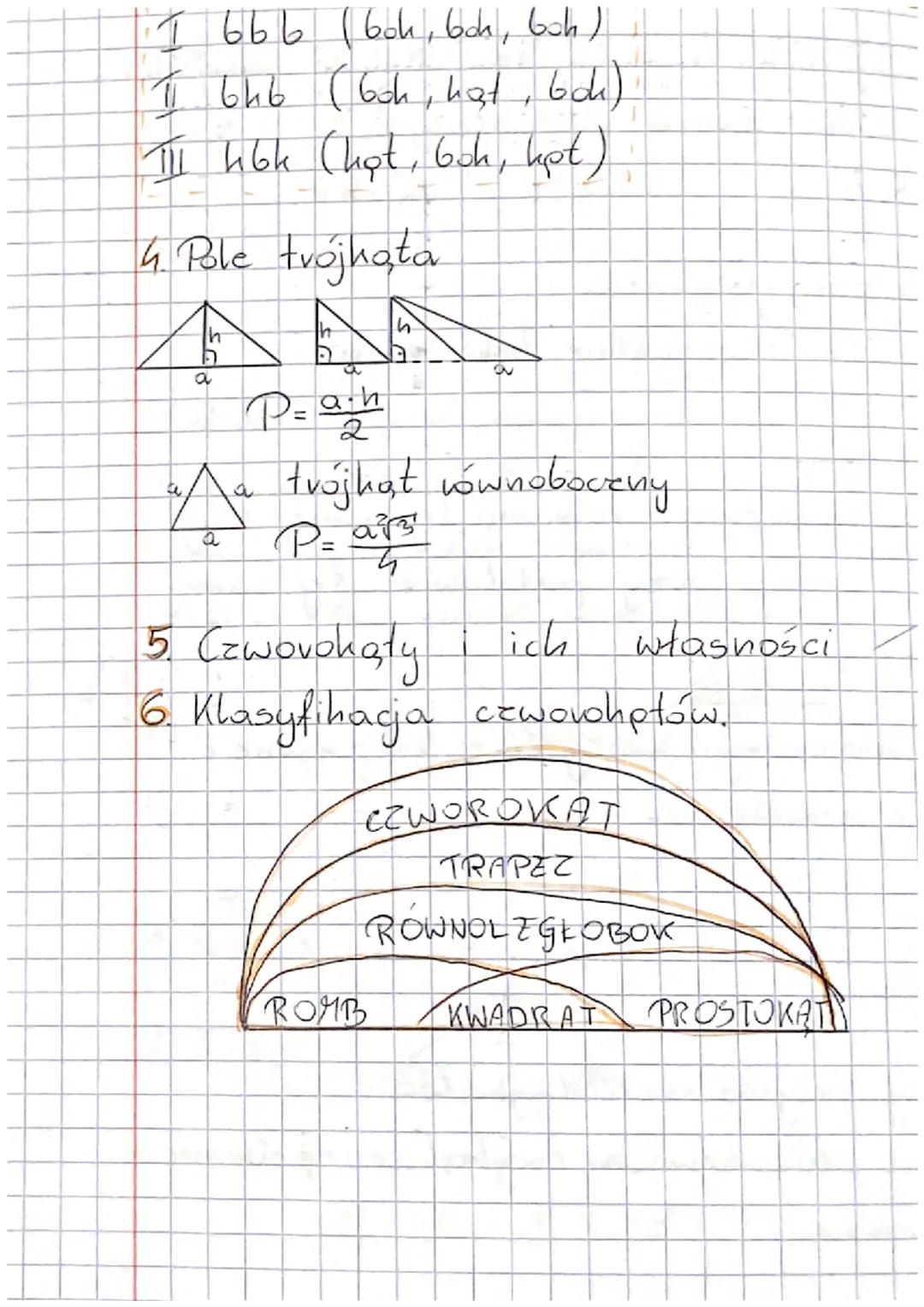 Nagpaply & conocodety
cewaldhot
o
A Naked
Suma miar Katow w
trojkocile.
FX = 180°
amosi ked
ho • Każdy bok trójkąta
długość mniejszą
niż sum