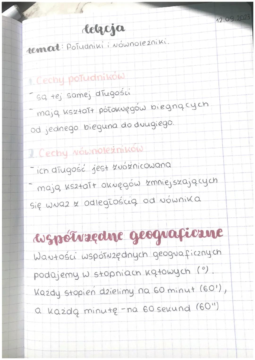 05.09.2023
# lekcja
remat: Praca z mapą na lekcjach
geografii ćwiczenia
## 1. Elementy mapy:
* skala - ile vazy pomniejszono na
mapie