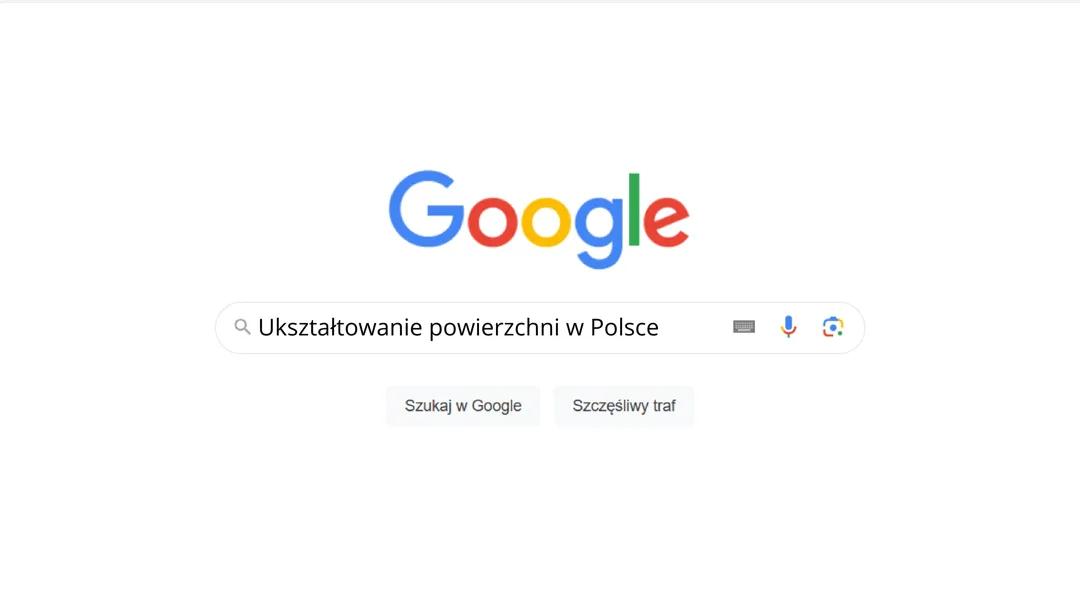 Ukształtowanie powierzchni Polski