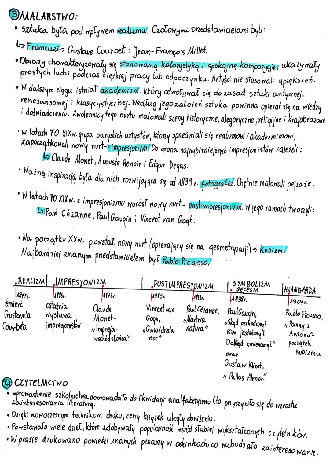 PIĘKNA EPOKA La belle époque d 174.
FILOZOFIA
•Rozwój nauki i optymistyczne przekonanie, że prowadzi on do poznania i
zrozumienia świata, wp