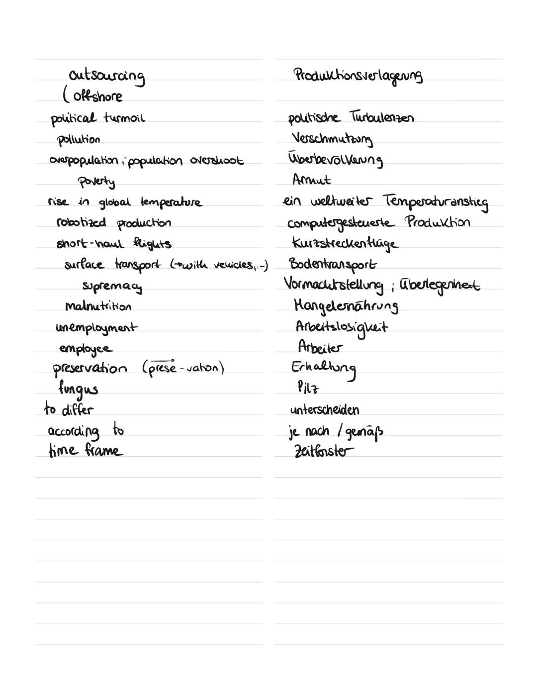 # GLOBALISATION Definition
• process of increasing global
conformity (übereinstimmung)
Lo with regard to cultural, economical &
technical