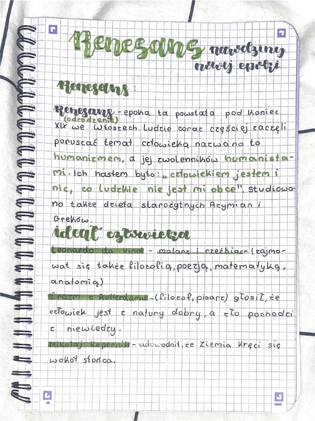 G
1
Renesans nadziny
Renesans
nowej epoki
Renesans - epoha ta powstała pod koniec
XIX. we Włoszech. Ludzie coraz częściej zaczęli
poruszać t