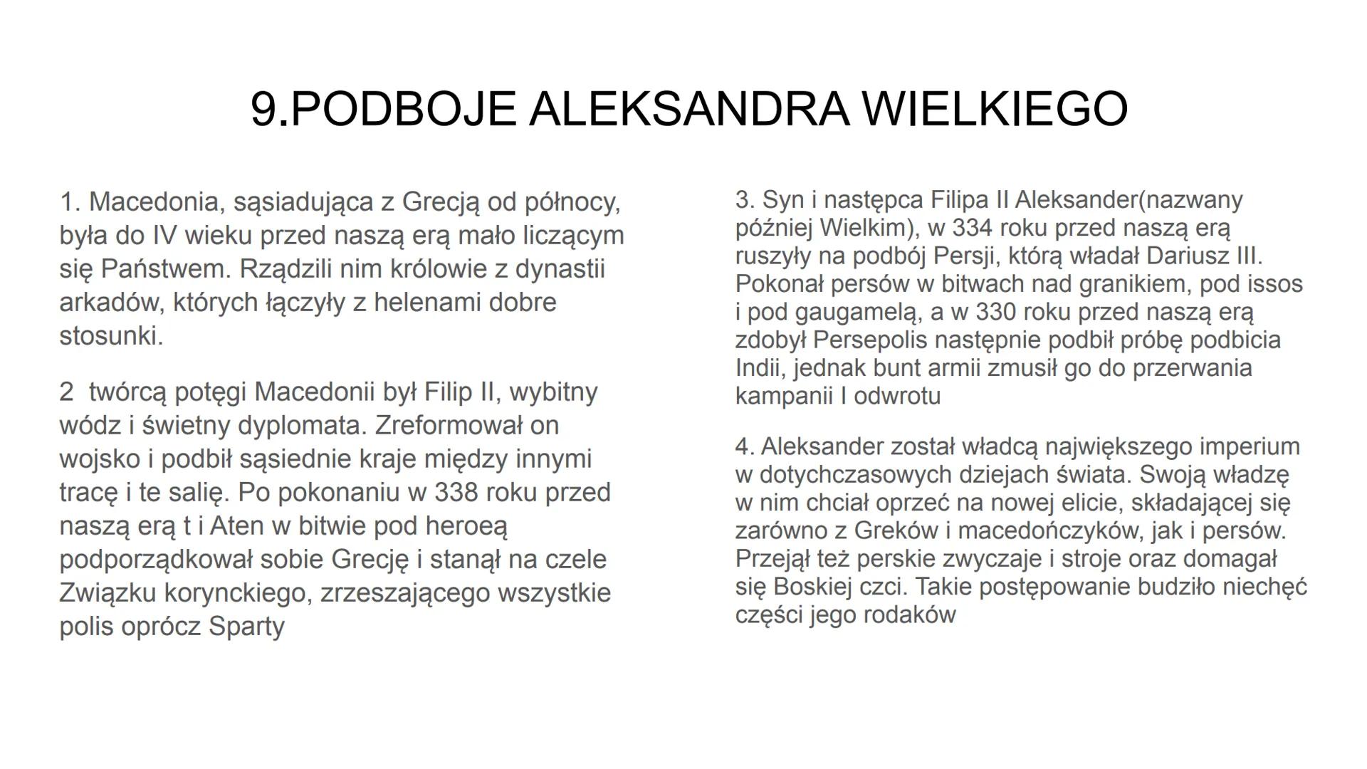 DZIEJE STAROŻYTNEJ
GRECJI
Roksana
Janik 1.POCZĄTKI CYWILIZACJI GRECKIEJ
1. Cywilizacja grecka rozwinęła się na
Półwyspie Bałkańskim, wyspach