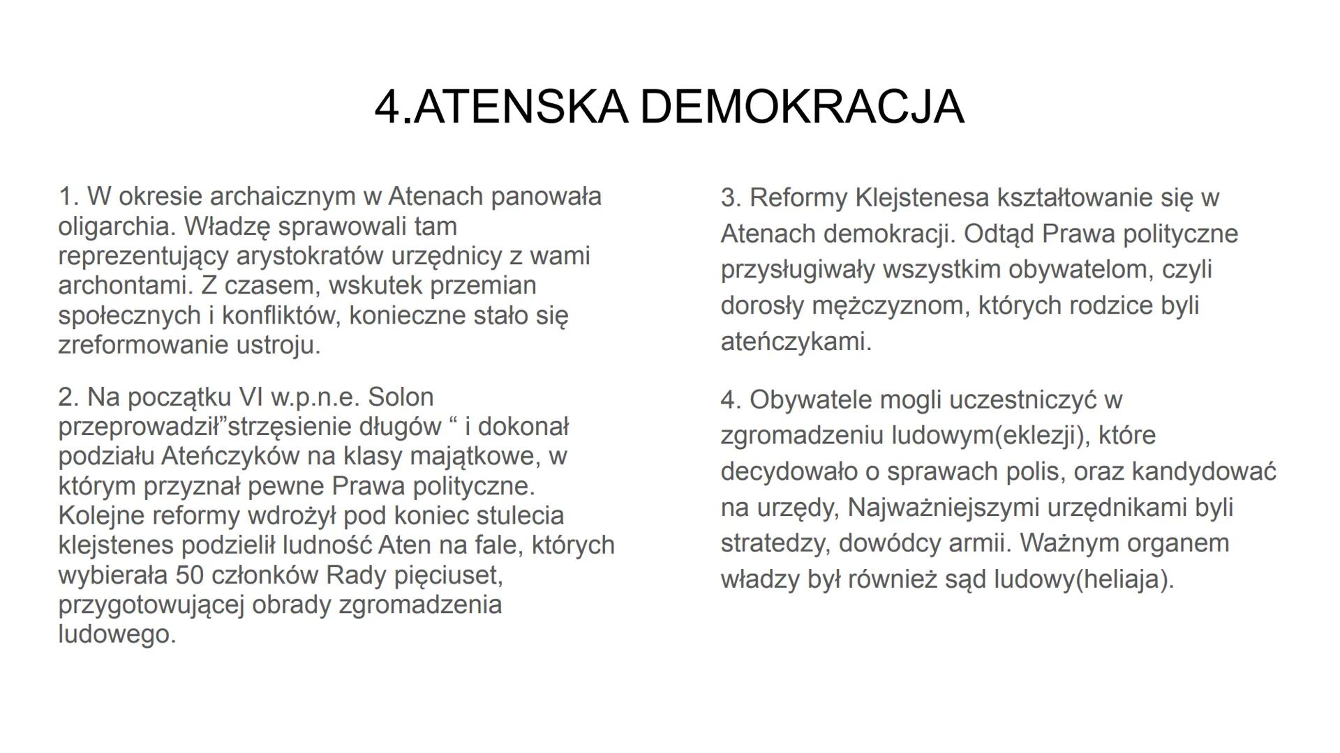 DZIEJE STAROŻYTNEJ
GRECJI
Roksana
Janik 1.POCZĄTKI CYWILIZACJI GRECKIEJ
1. Cywilizacja grecka rozwinęła się na
Półwyspie Bałkańskim, wyspach