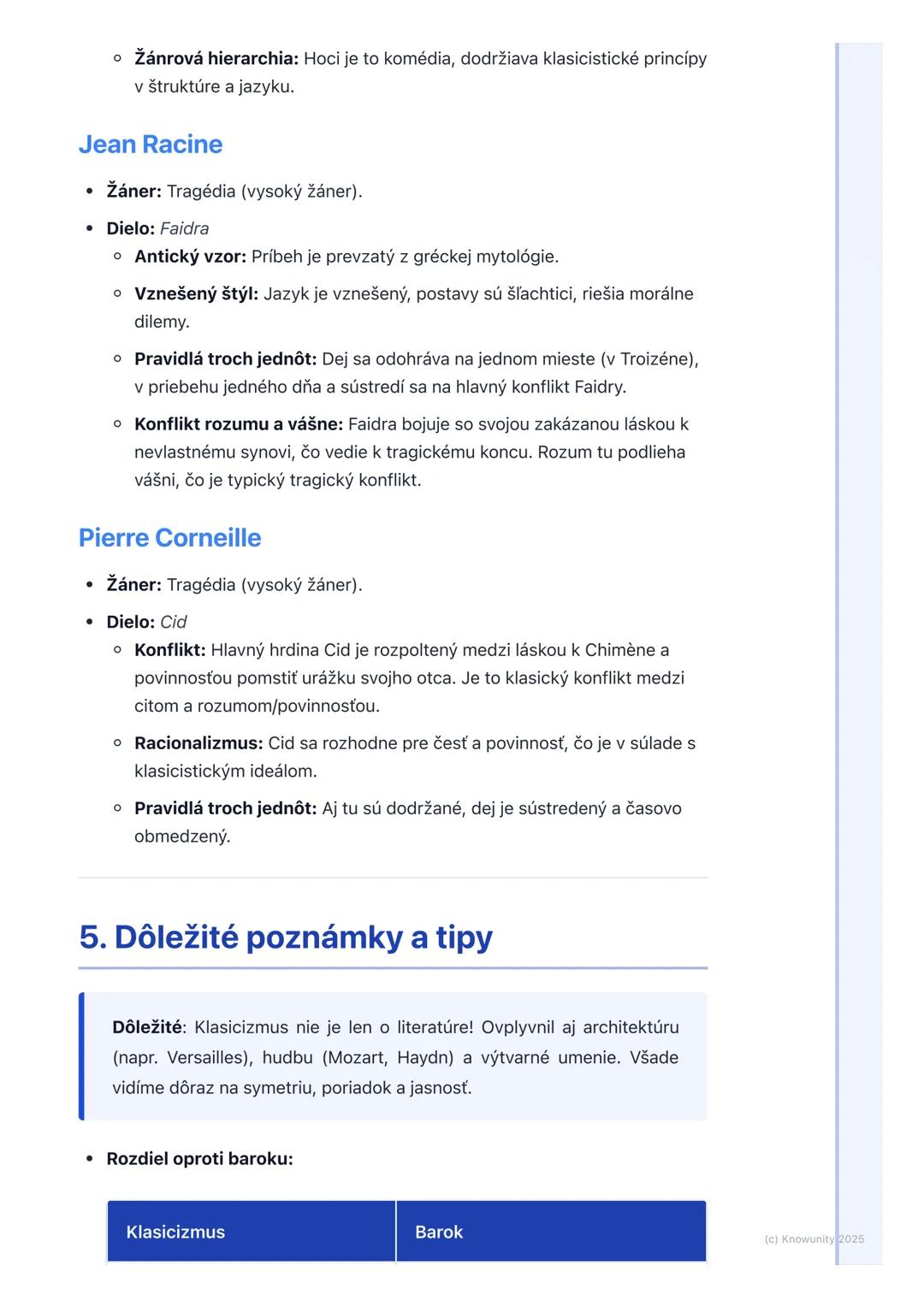 # Charakteristika klasicizmu
## 1. Úvod do klasicizmu
Klasicizmus je rozsiahly umelecký a literárny smer, ktorý sa objavil v 17. storočí
v