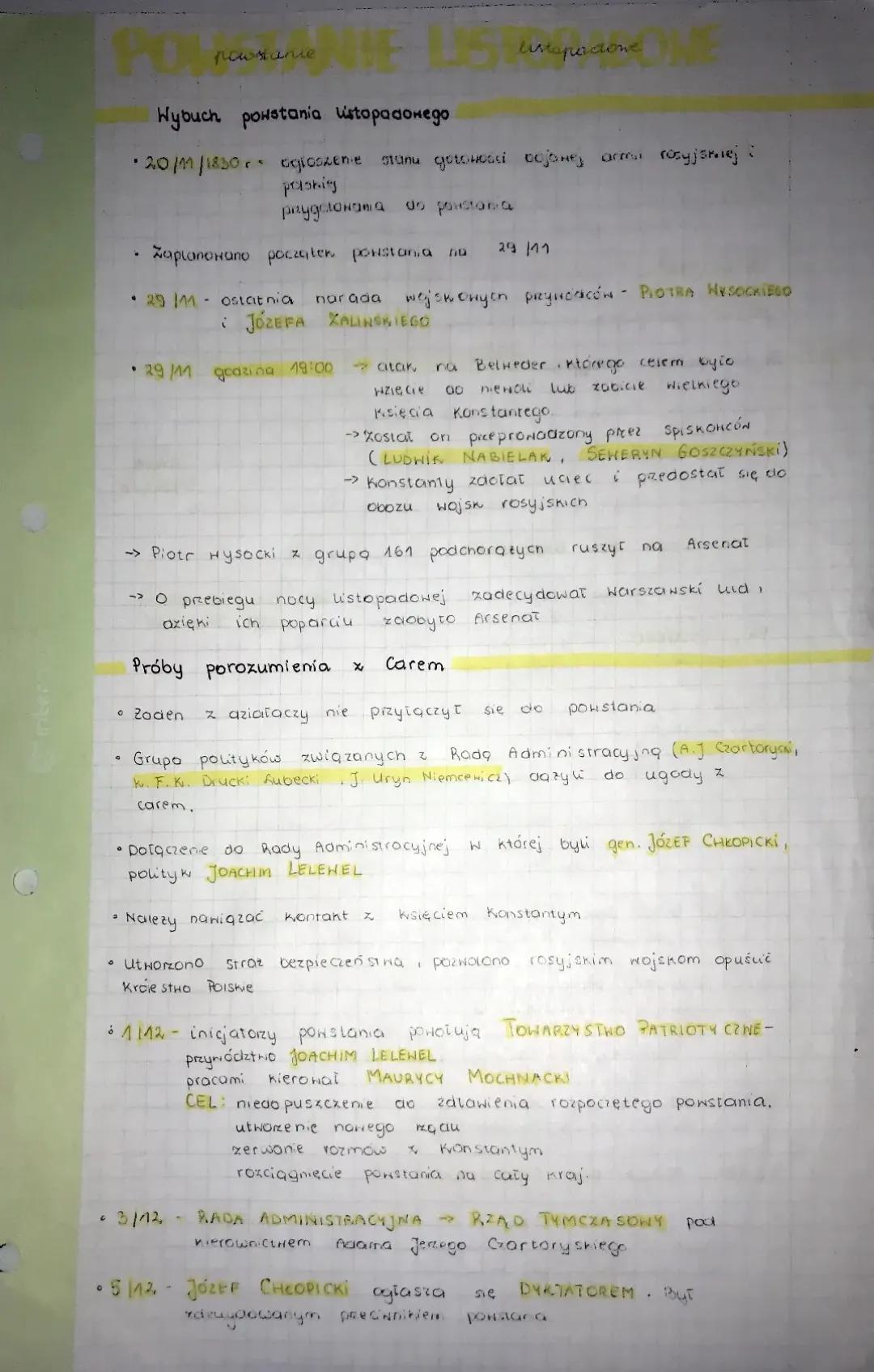 Powstanie listopadowe