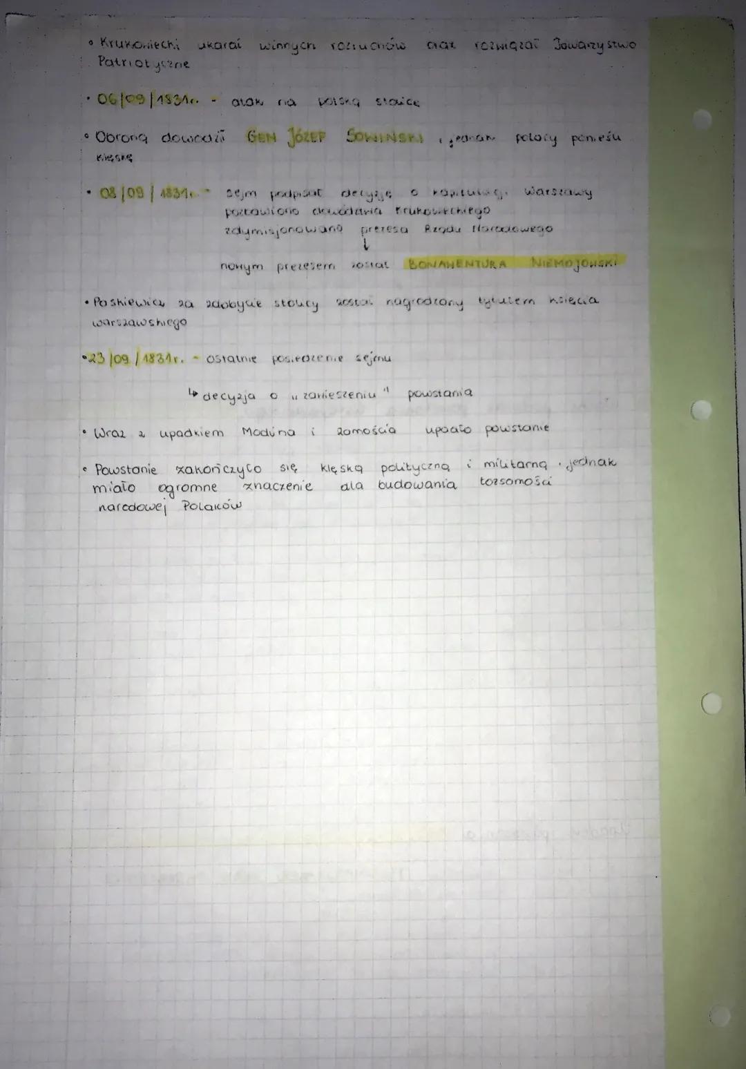PO E LS
Wybuch powstania listopadomego
• 20/11/1830r- ogloszenie stanu gotowości cojonej armi rosyjskiej i
polskig
przygotowania do poustoni