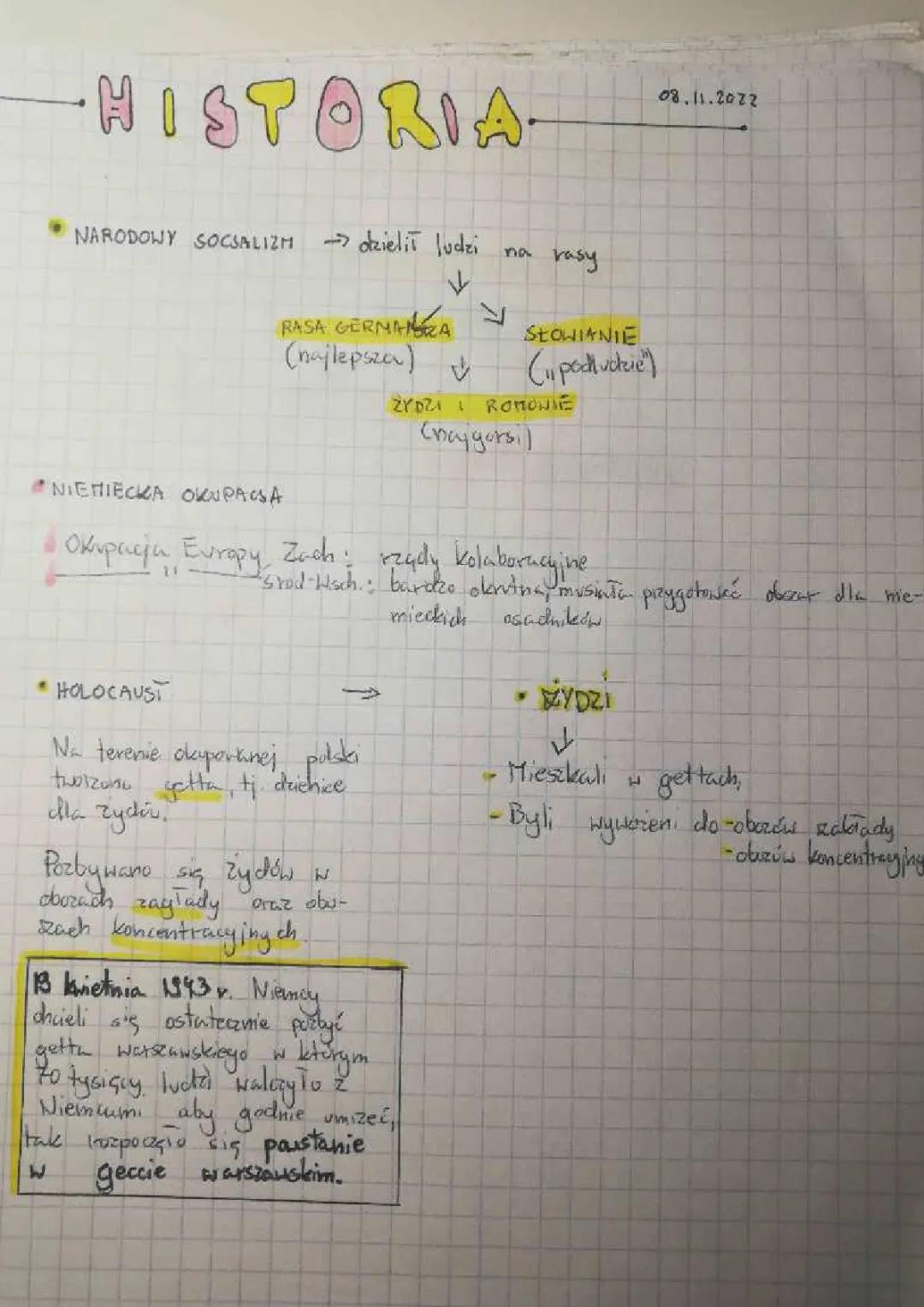 w okupowanej europie