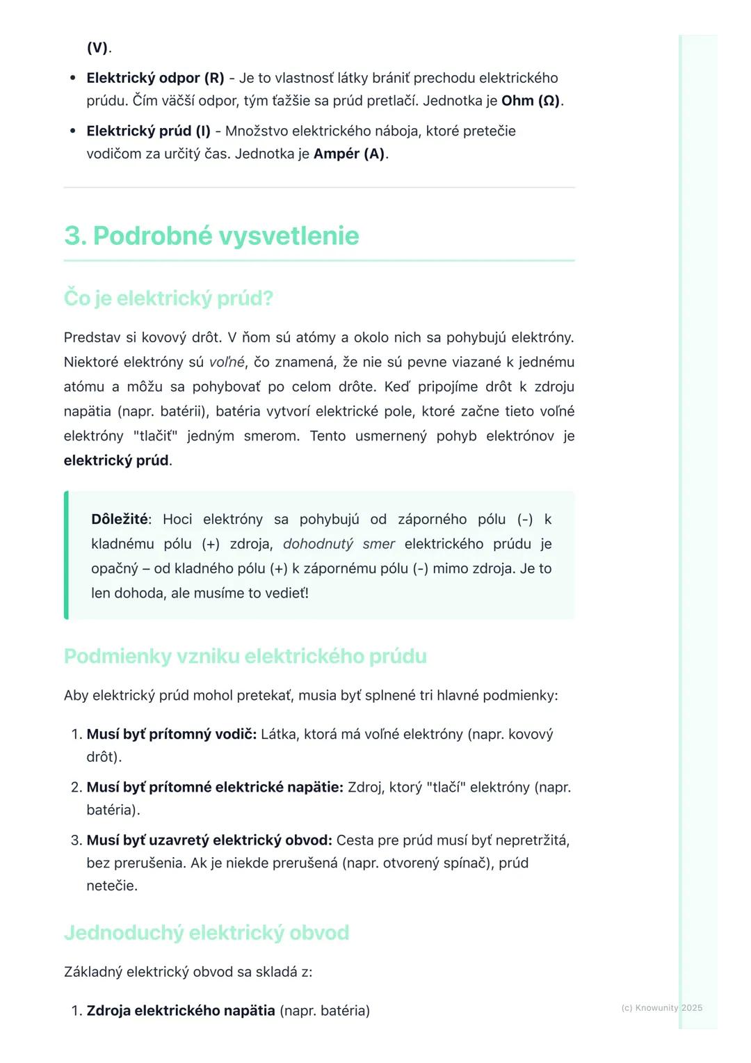 # Elektrický prúd a elektrický
obvod
1. Prehľad / Úvod
Ahojte! Dnes si prejdeme dôležitú tému z fyziky elektrický prúd a
elektrický obvod.