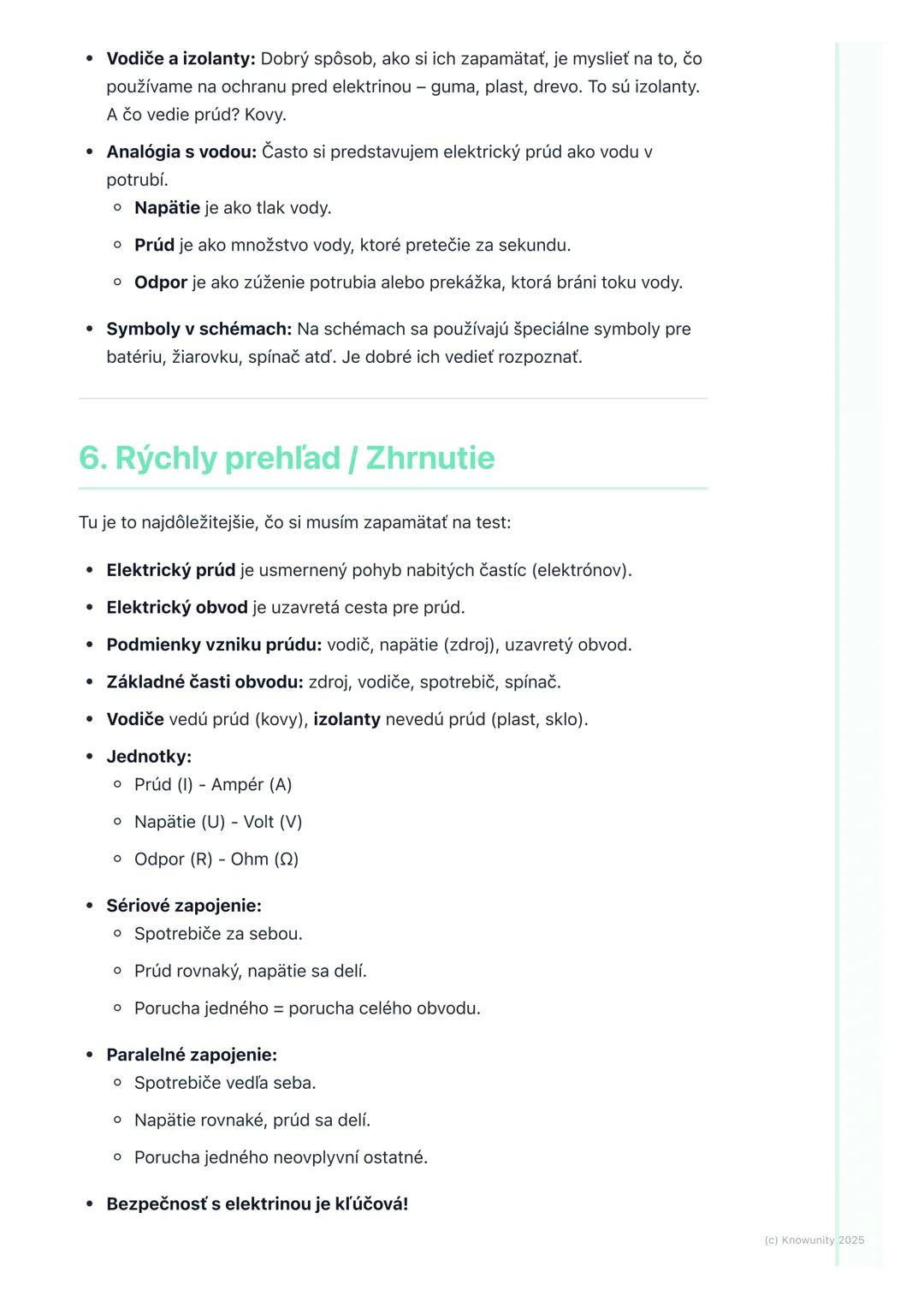 # Elektrický prúd a elektrický
obvod
1. Prehľad / Úvod
Ahojte! Dnes si prejdeme dôležitú tému z fyziky elektrický prúd a
elektrický obvod.