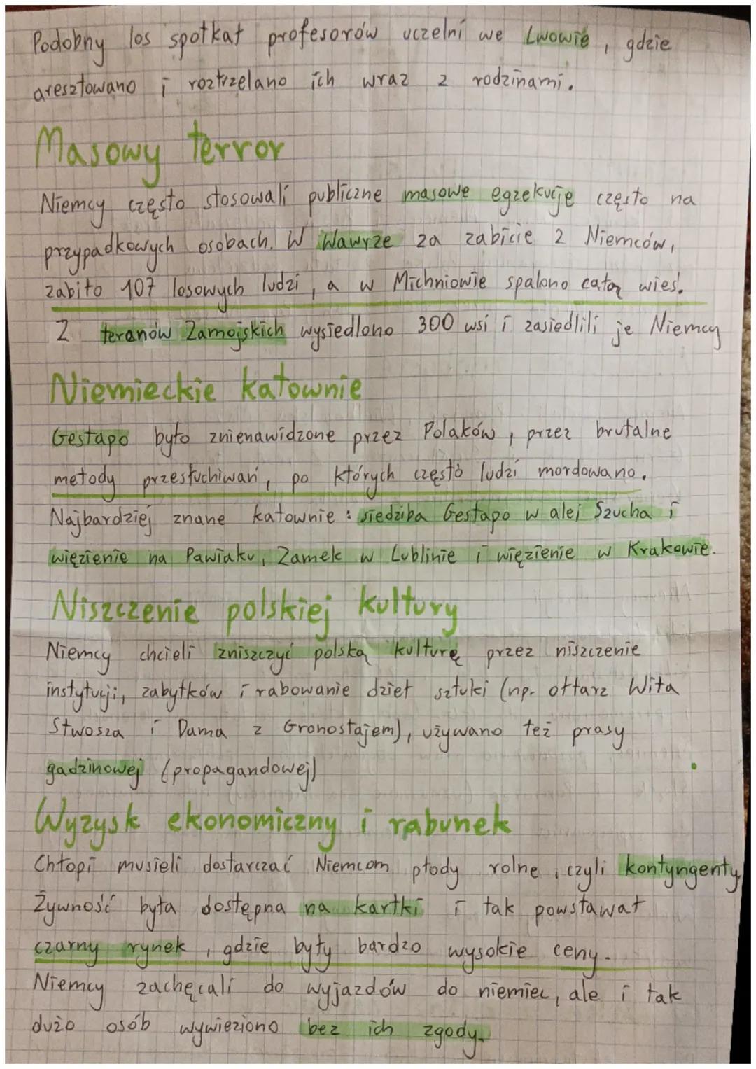 OKUPACJA NIEMIEC
Rozbiór ziem polskich
Pod koniec wojny Niemcy i Rosja podpisaty traktat o
przyjaźni
granicy. Polska zostata podzielona na 2