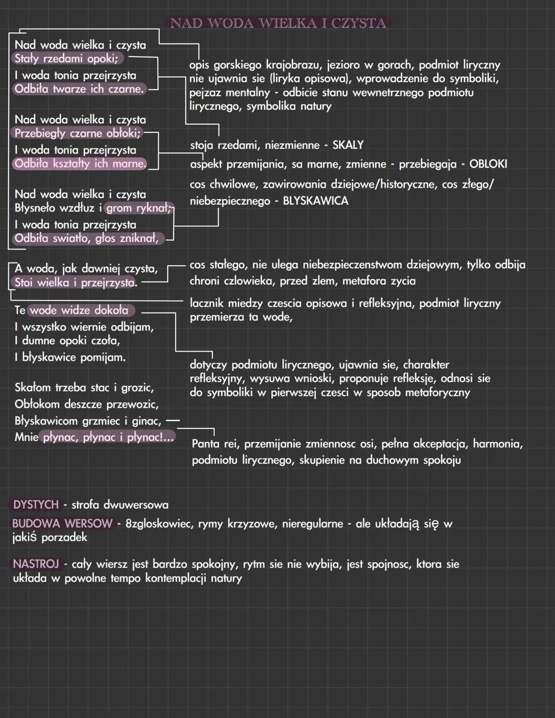 utwory, ktore sa rozrachunkiem z przeszłoscia
wiersze o tematyce mistycznej/religijnej
LIRYKI LOZANSKIE
POLALY SIE LZY MECZYSTE...
Łzy, Dzie