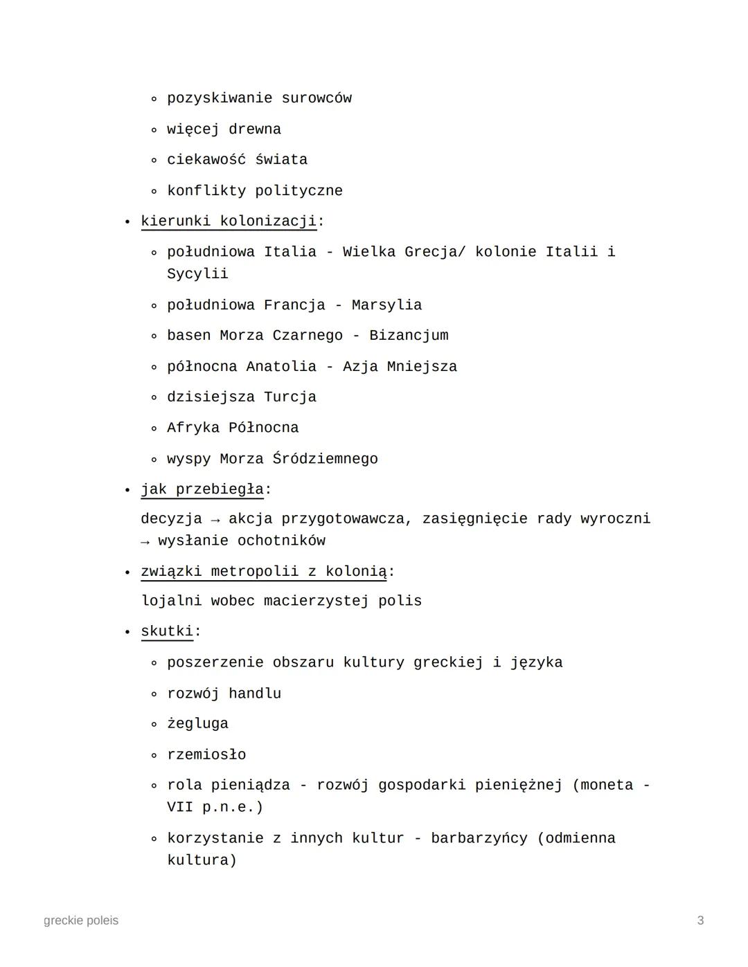 greckie poleis
Ⓒzeszyt
maturalne
podręcznik
polis liczba pojedyńcza
| poleis liczba mnoga
POLIS - wspólnota obywateli, którzy sami się rządz