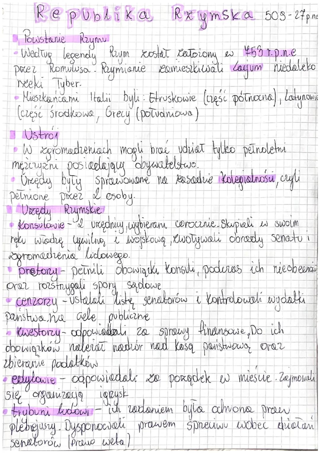 - Republika Rxymska 503-27pmc
- Powstanie Rzymu
- Według legendy Rzym rostat xatoiony ev ¥53 r.p.n.e
porez Romulusa. Rzymionie zamieszkiwali