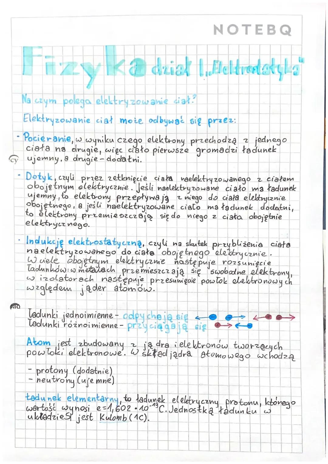 podercznik nowa era- Elektrostatyka