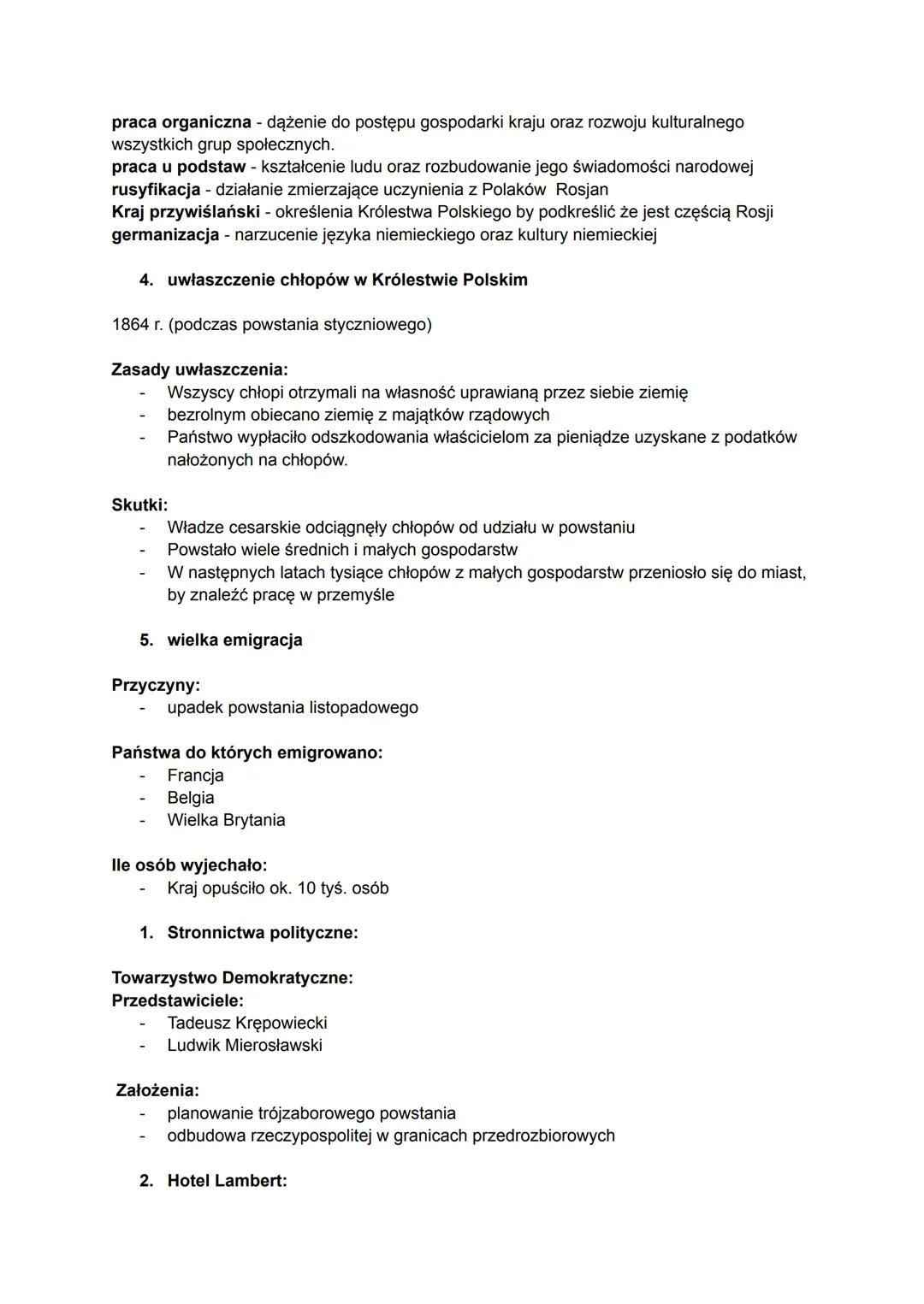 1. powstanie listopadowe
Kiedy:
1830-1831 r.
Noc listopadowa 29/30.11.1830 r.
Przyczyny:
(pośrednie)
Sprawdzian
dział I część II
(bezpośredn