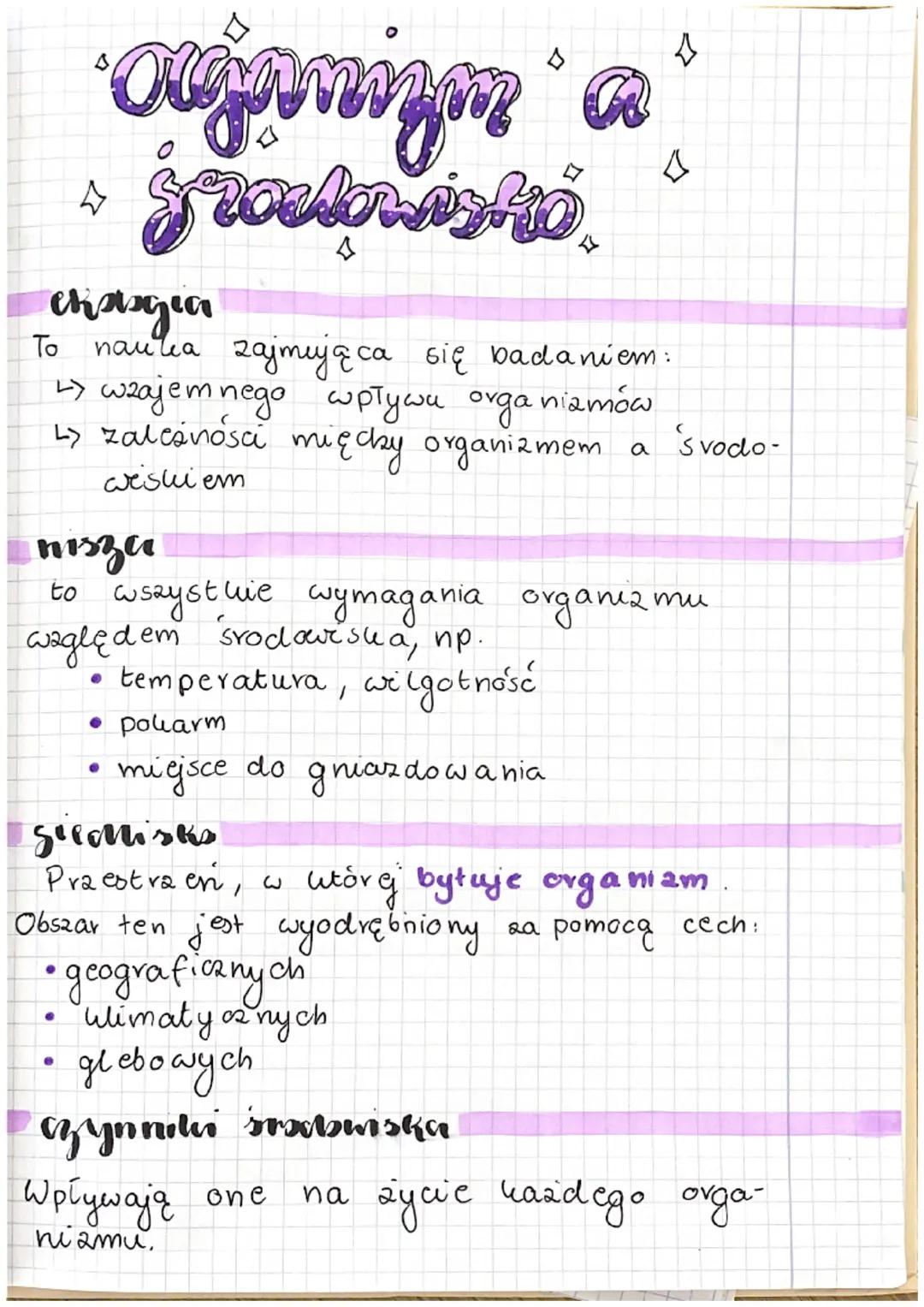 # aganizm a
# + Srosonisko
# changia
To naulea zajmująca się badaniem:
4 > wzajemnego wpływa organizmów
4 ↳ zalcaviósa mięcky organizme
