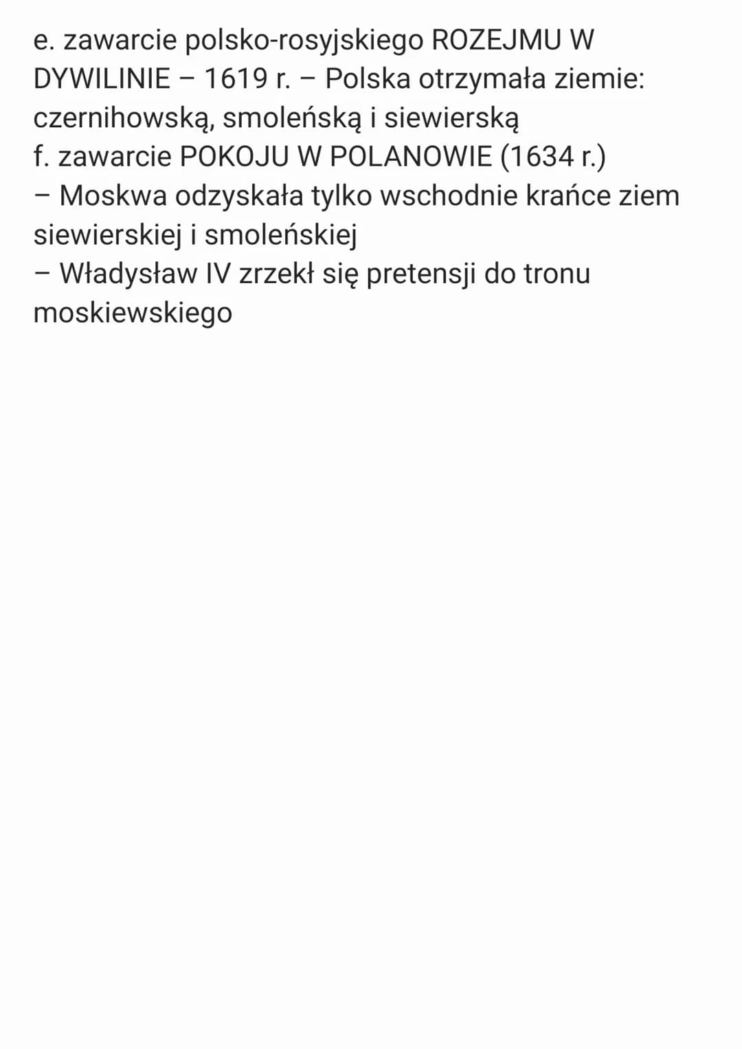 1. WIELKA SMUTA - kryzys wewnętrzny w państwie moskiewskim (1598-1613 r.)
a. po śmierci IWANA IV GROŹNEGO (1584 r.) władzę objął jego syn, F