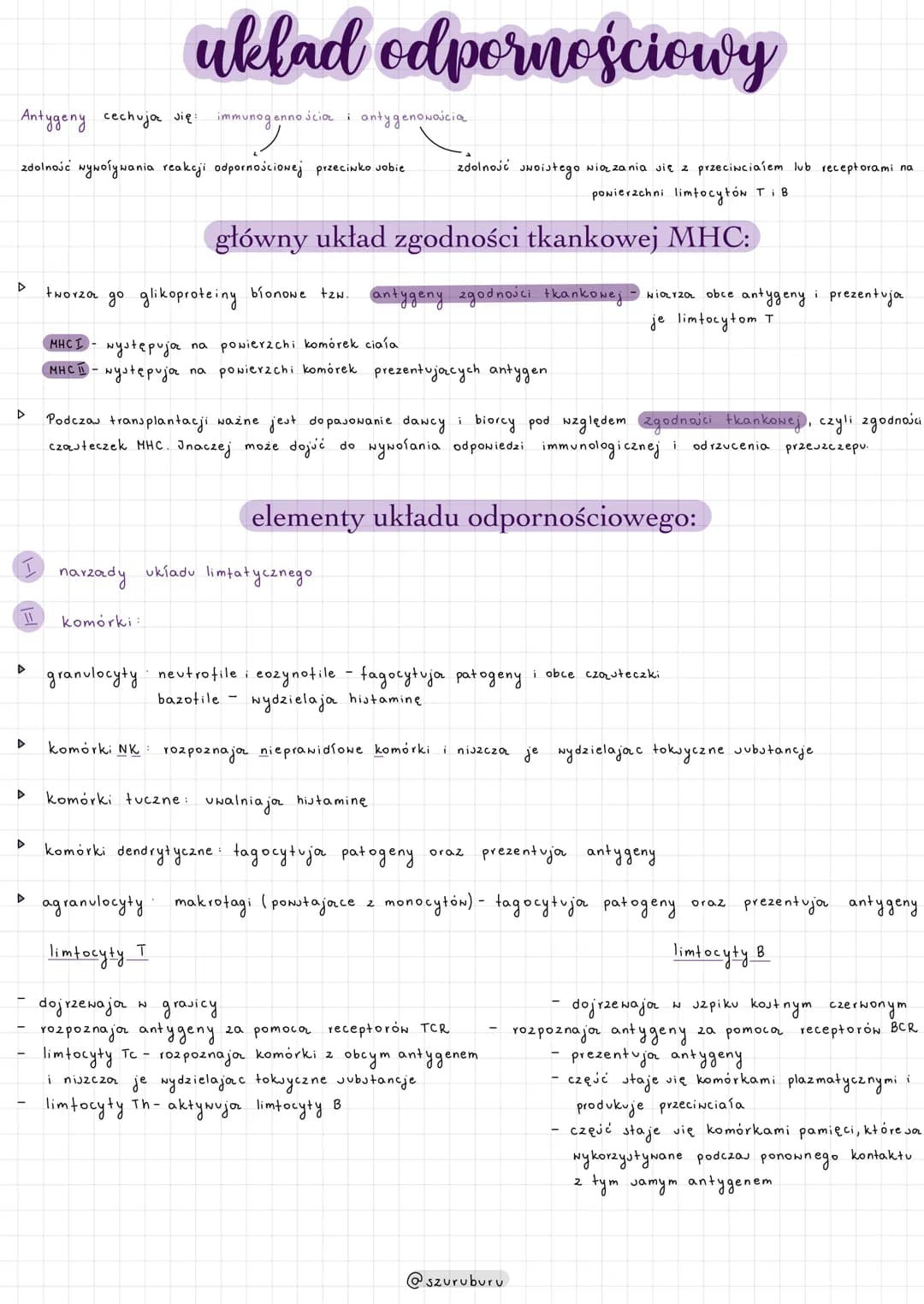 # układ odpornościowy
Antygeny cechują się!
immunogennościa i antygenowością
zdolność wywoływania reakcji odpornościowej przeciwko sobie