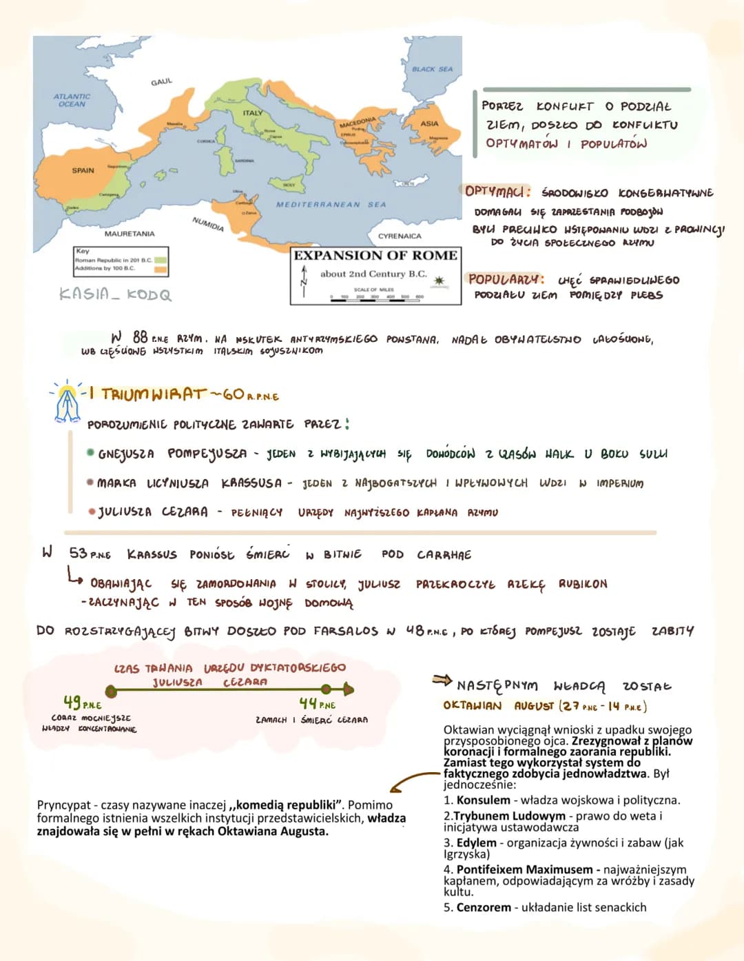 <h2>Periodyzacja</h2>
<p>Starożytny Rzym można podzielić na cztery okresy:</p>
<ol>
<li>Okres Królewski (753-509 p.n.e)</li>
<li>Okres Repu