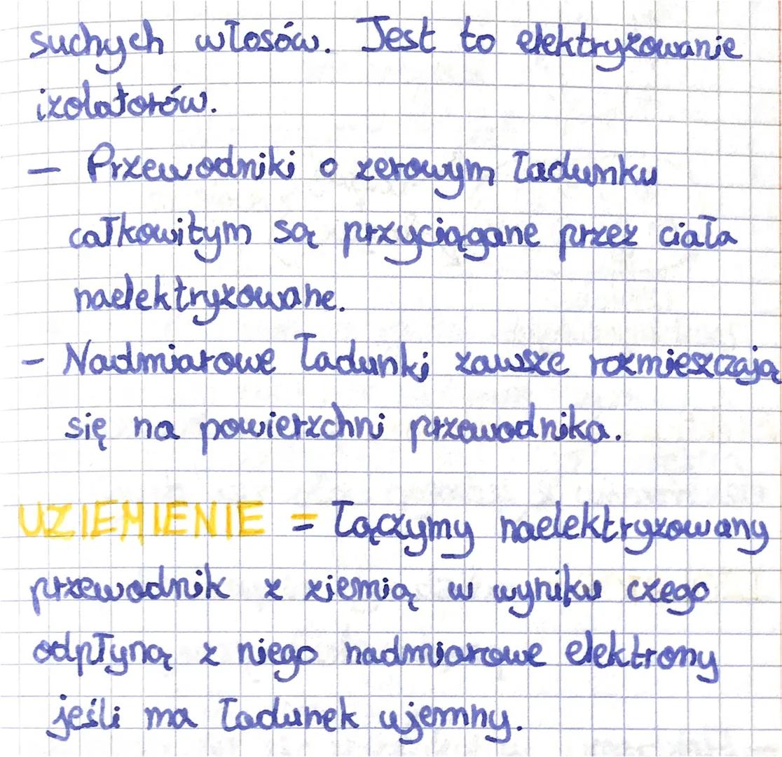 Lekcja
Temat: Zadunek elektrycny, przewodniki
Karykatura atomu
PAN
PROTON
ATON + ELEKTRON = JON-
ATOM - ELEKTRON = JON +
7²
20-4
e-
R
20
---