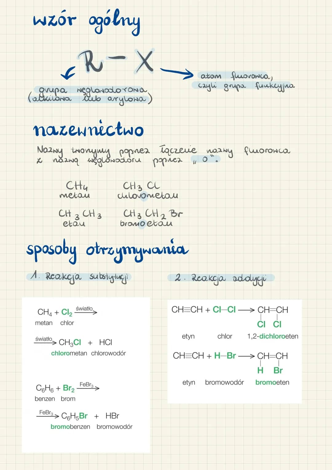 # fluorowcowopochodne węglowodorów
## pochodne węglowodorów
Pochodne węglowodorów to związki chemiczne, które oprócz grupy węglowodorowej