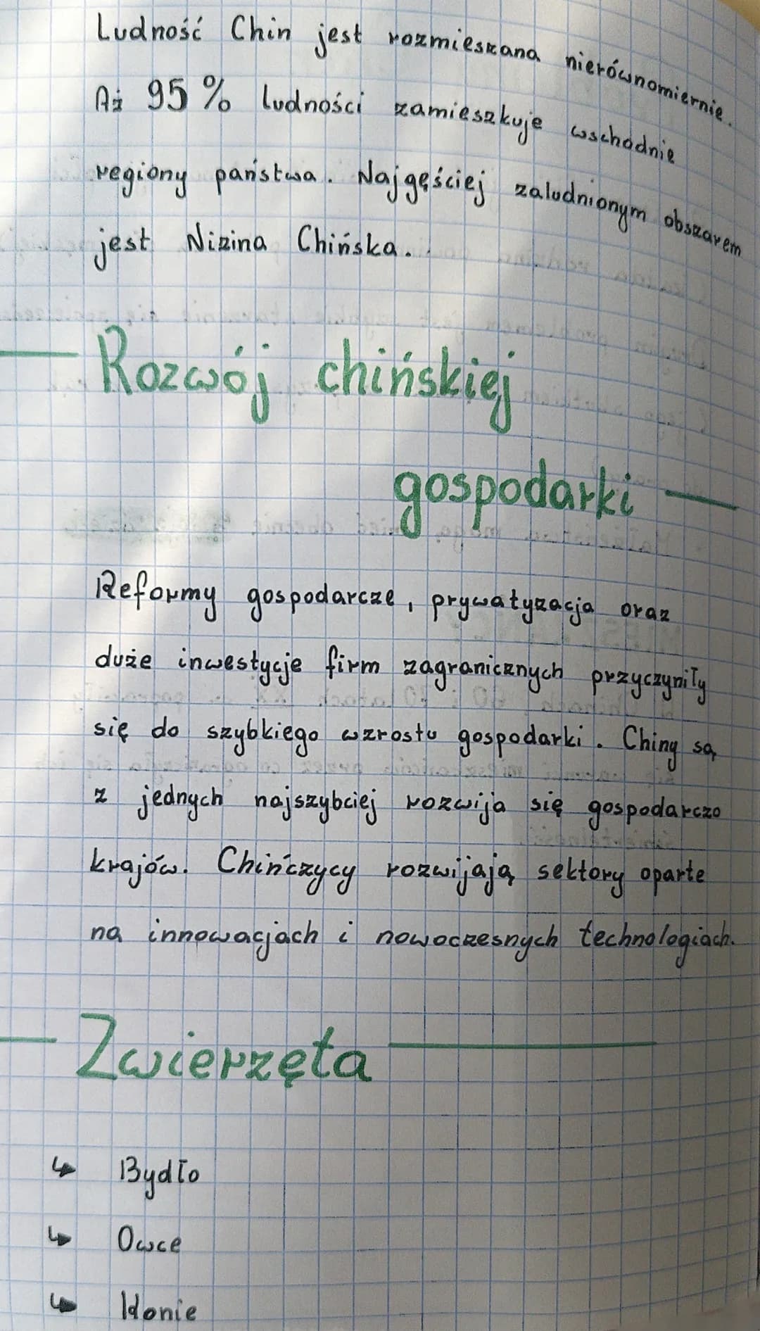 # Chiny
- stolica Pekin
- Ludność 1397,7 mln
- powierzchnia 9,6 mln
- gęstość zaludnienia 146 os./km$2$
## info
- Chiny zajmują trzecie mie