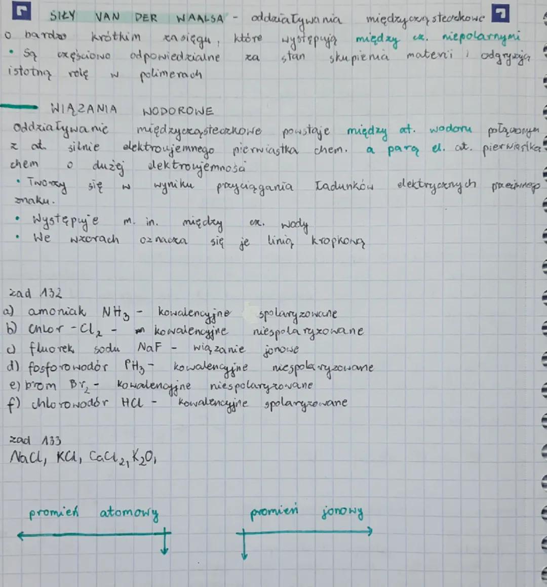 L
RODZAJE WIĄZAN CHEMICZNYCH
Hiązania chemiczne
między Taczącymi się
to
7
oddziaływania, które występują
atomami. Twonge wiązanie chemiczne,