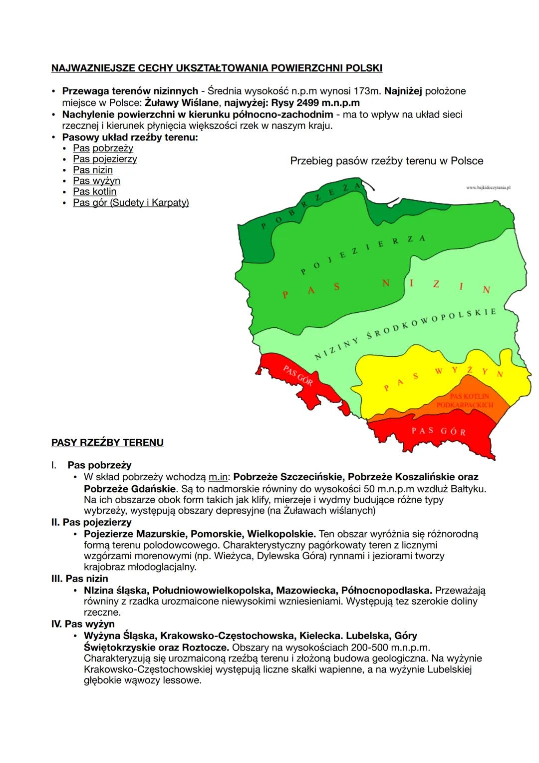# POŁOŻENIE I OBSZAR POLSKI. REGIONY FIZYCZNOGEOGRAFICZNE
POŁOŻENIE MATEMAATYCZNO-GEOGRAFICZNE
Na północ: Przylądek Rozewie (54 52 N, 18 18