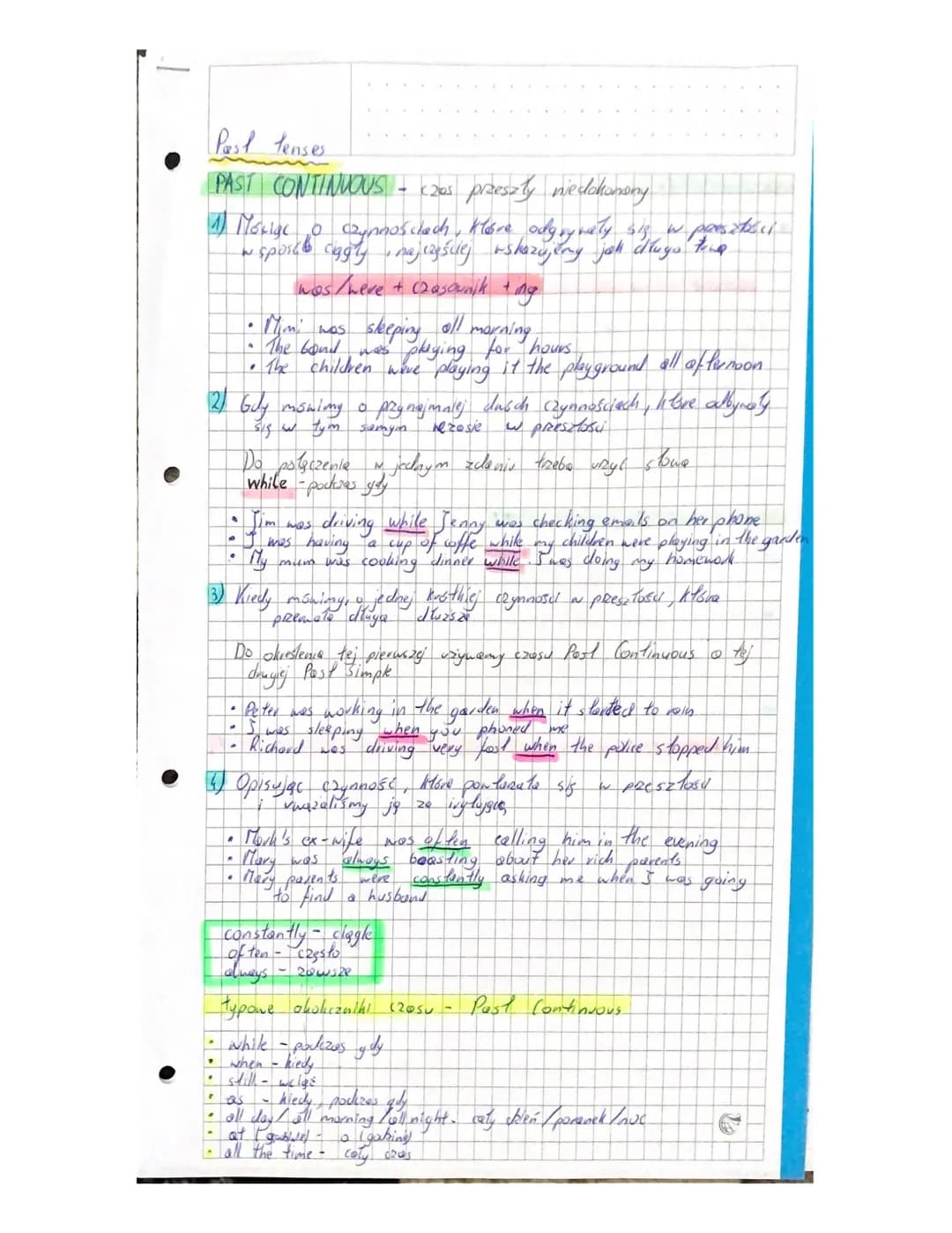 # Czasy
## PRESENT PERFECT - skutek wykonanej czynności
Kiedy mówimy o czynnościach, które miały miejsce w przeszłości, a jej skutki są wido