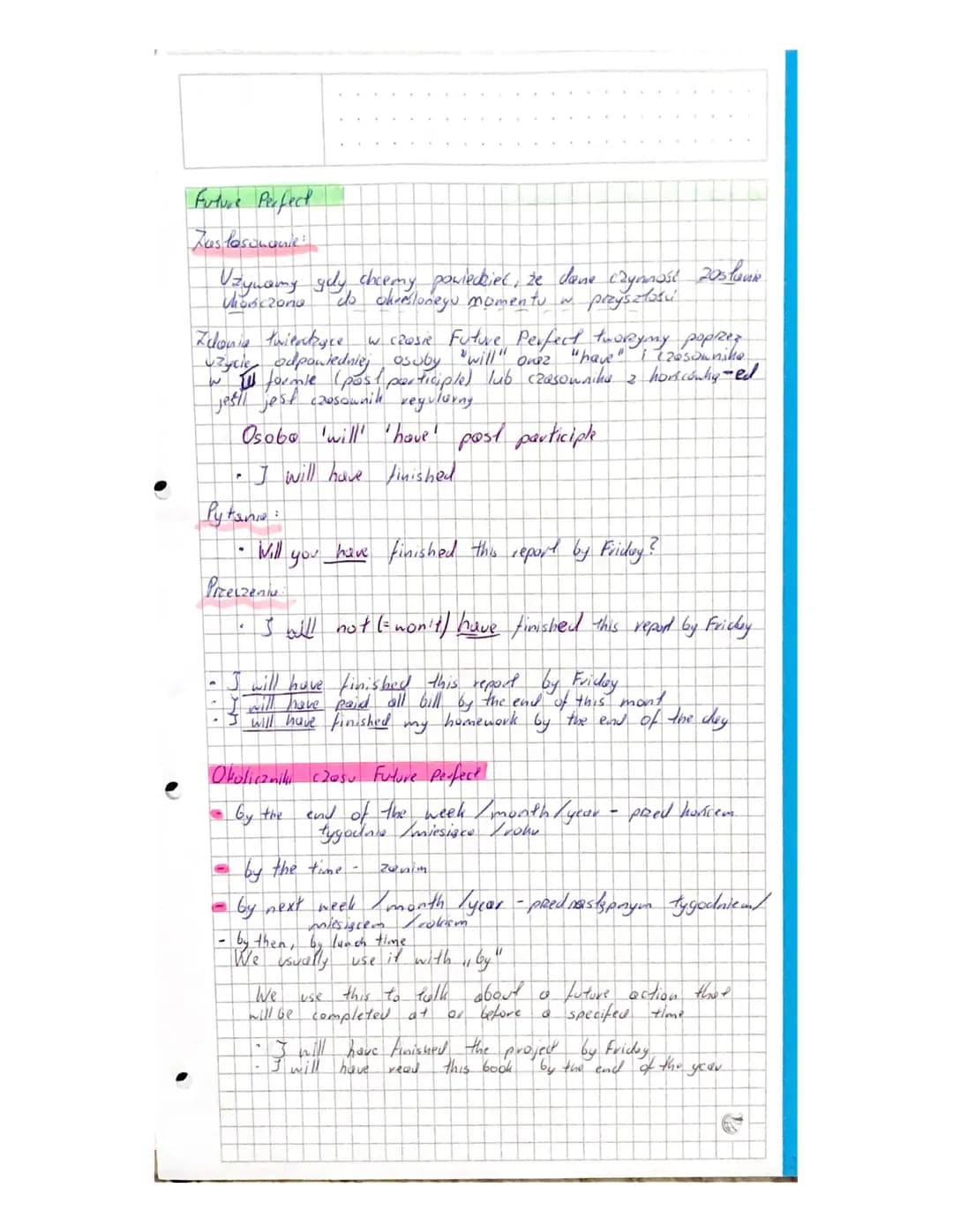 # Czasy
## PRESENT PERFECT - skutek wykonanej czynności
Kiedy mówimy o czynnościach, które miały miejsce w przeszłości, a jej skutki są wido
